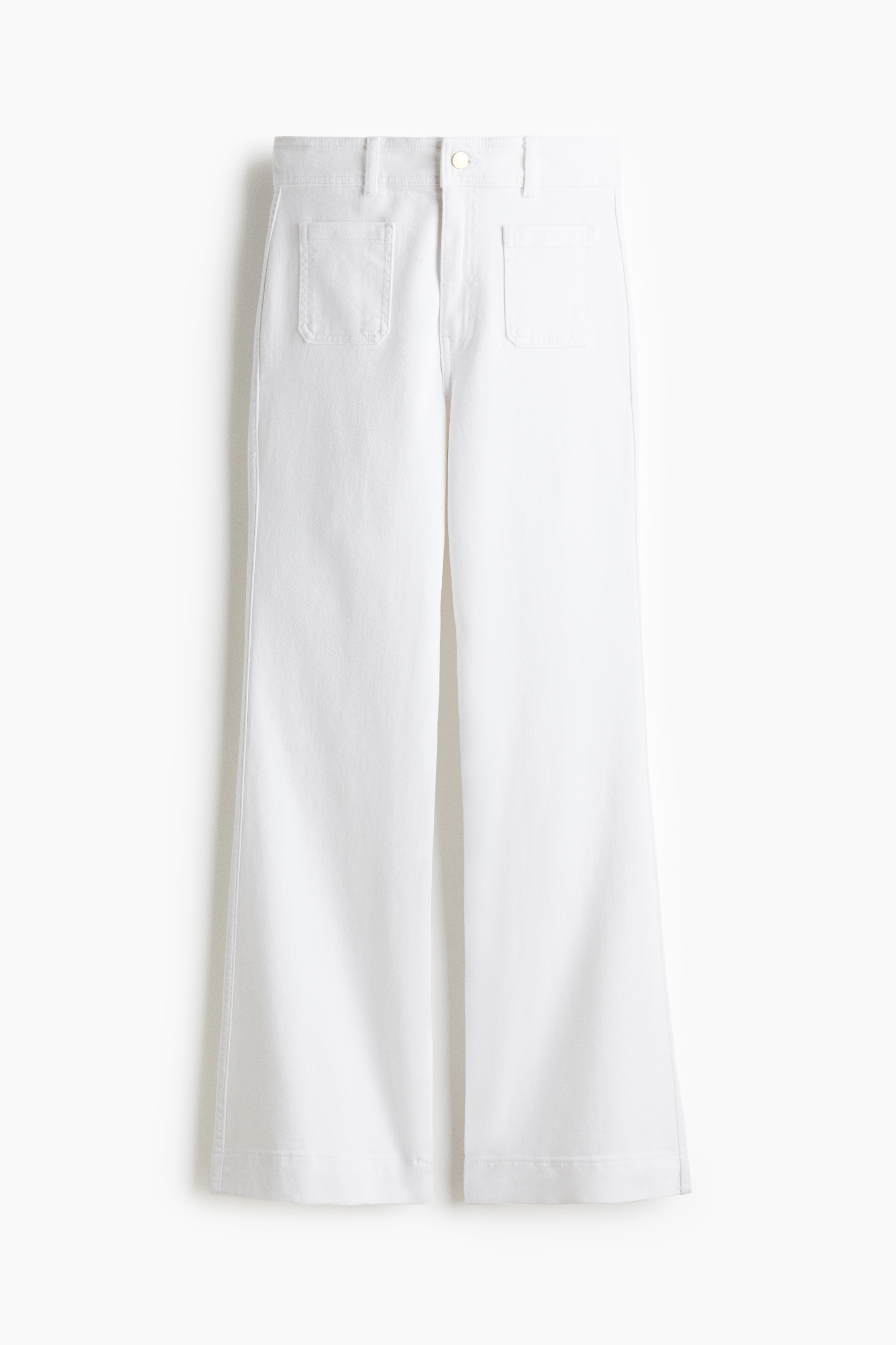 Flared High Jeans - Weiß/Dunkles Denimblau/Dunkles Denimblau/Dunkles Denimblau/Weiß/Denimblau/Pfirsichrosa/Braun/Leopardenprint