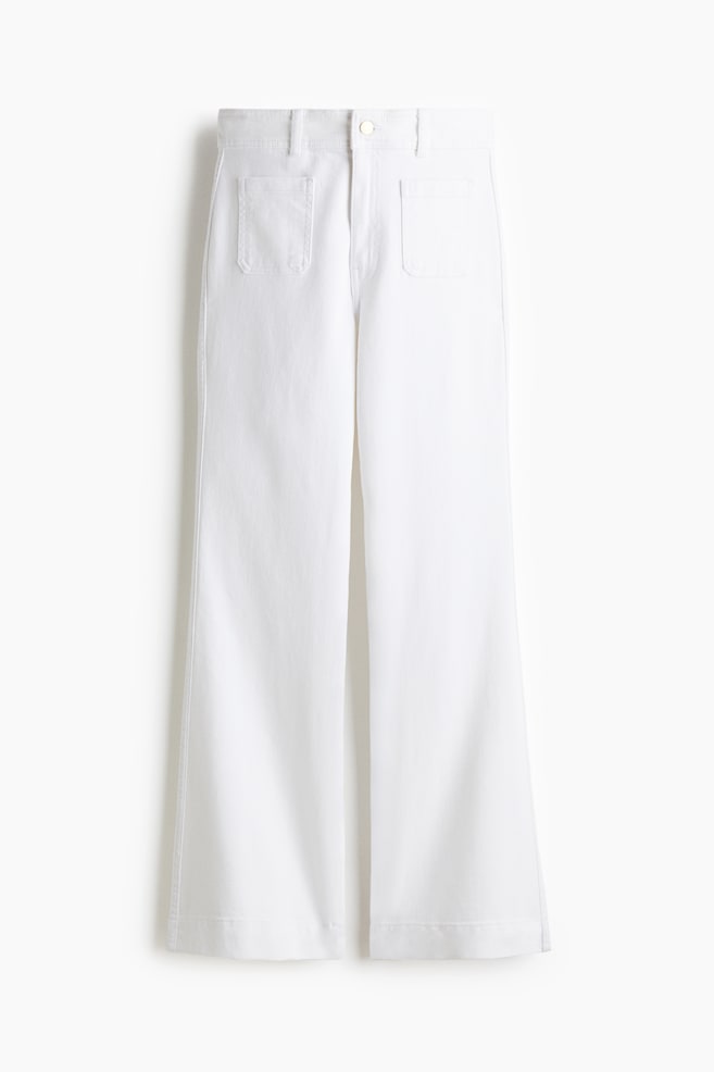 Flared High Jeans - Blanco/Blanco/Azul denim oscuro/Azul denim oscuro/Rosa melocotón/Azul denim oscuro/Azul denim - 1