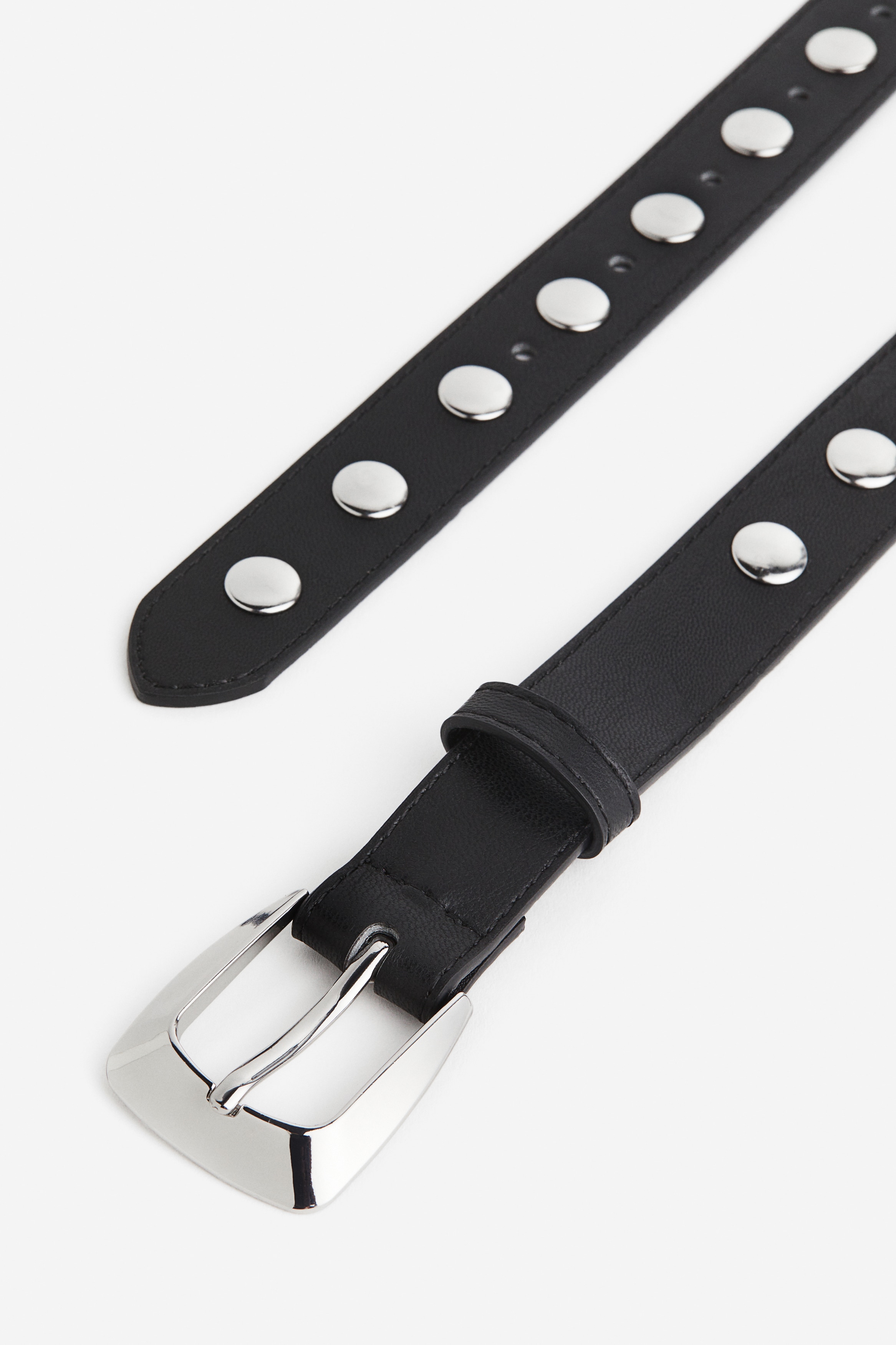 Studded belt - Black - Ladies | H&M HK