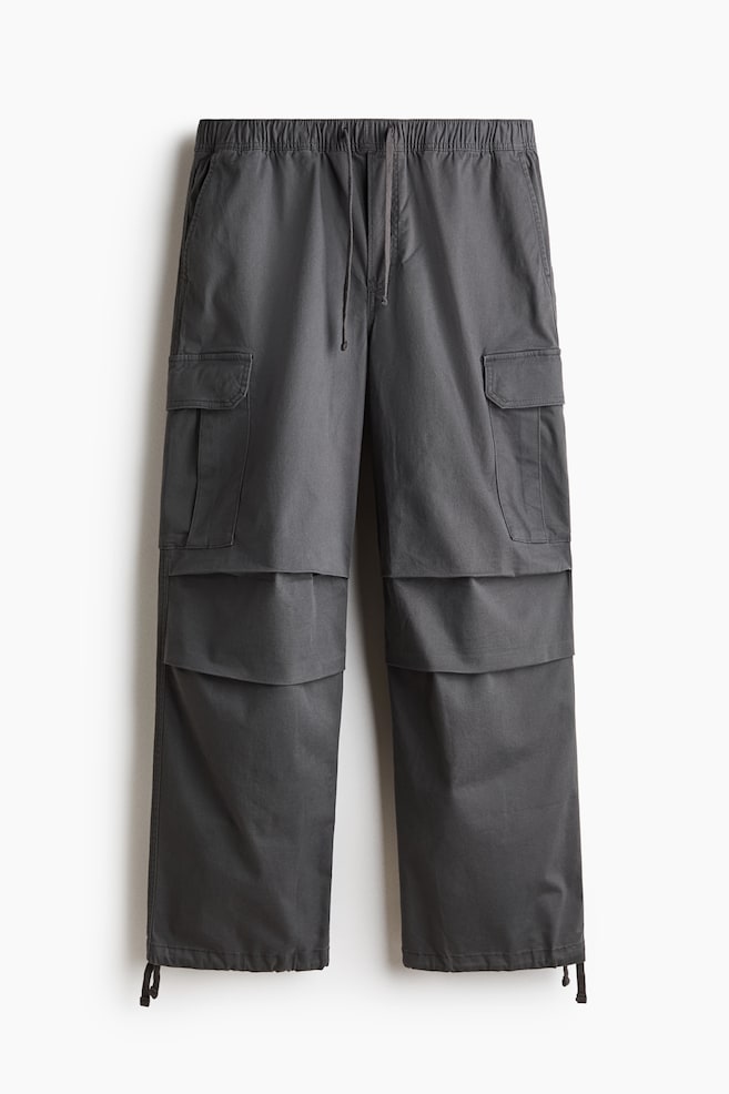 Loose Fit Cargo trousers - Dark grey/Black/Dark mole - 1