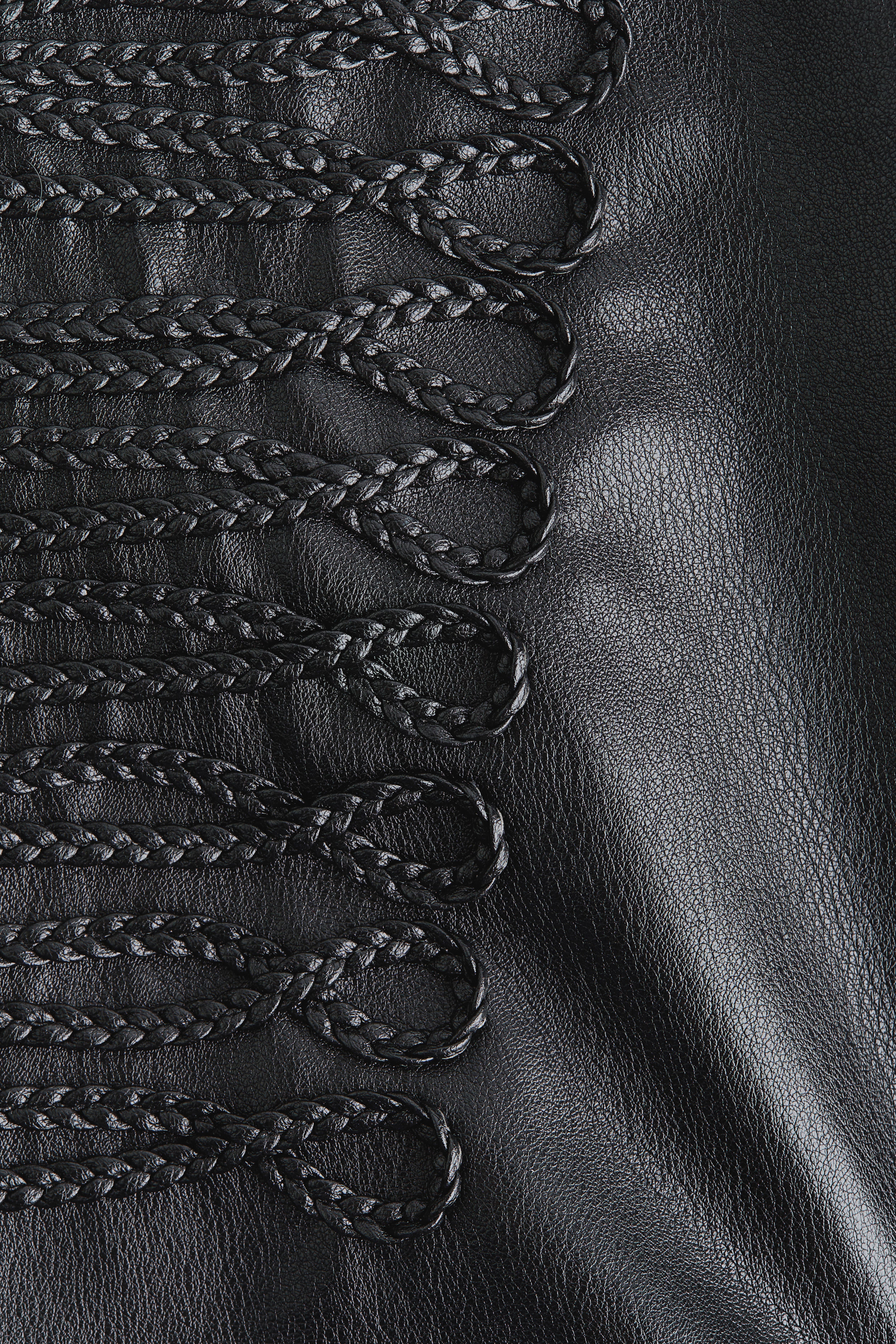 Braided-Detail Skirt