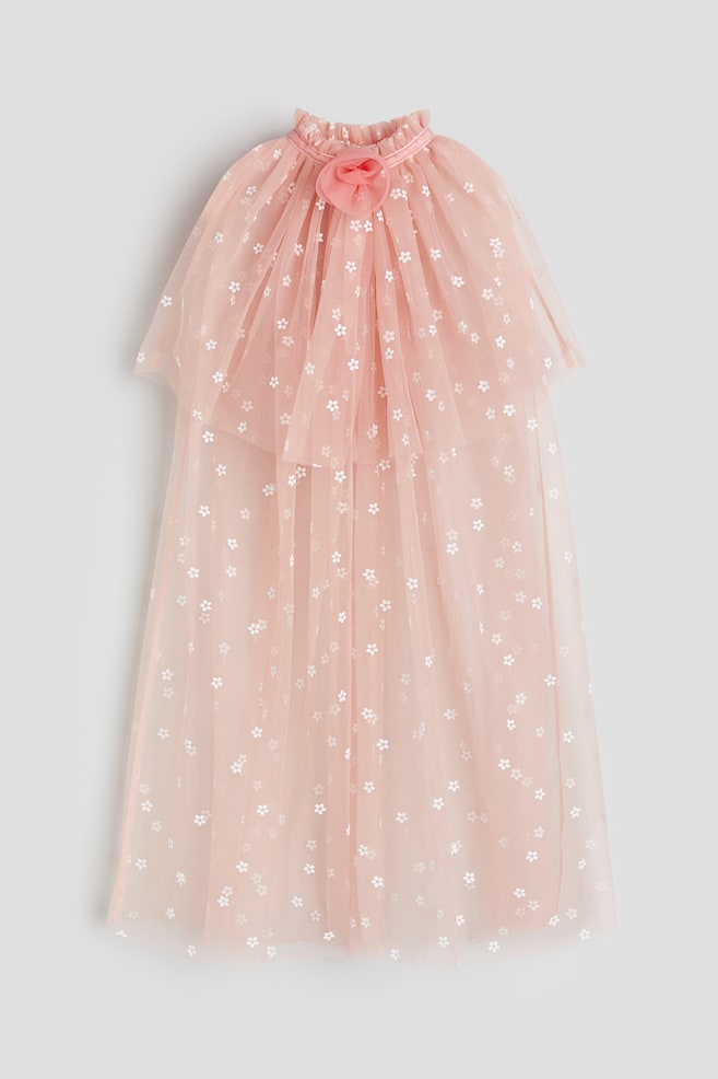 Floral fancy dress cape - Pink/Floral - 2
