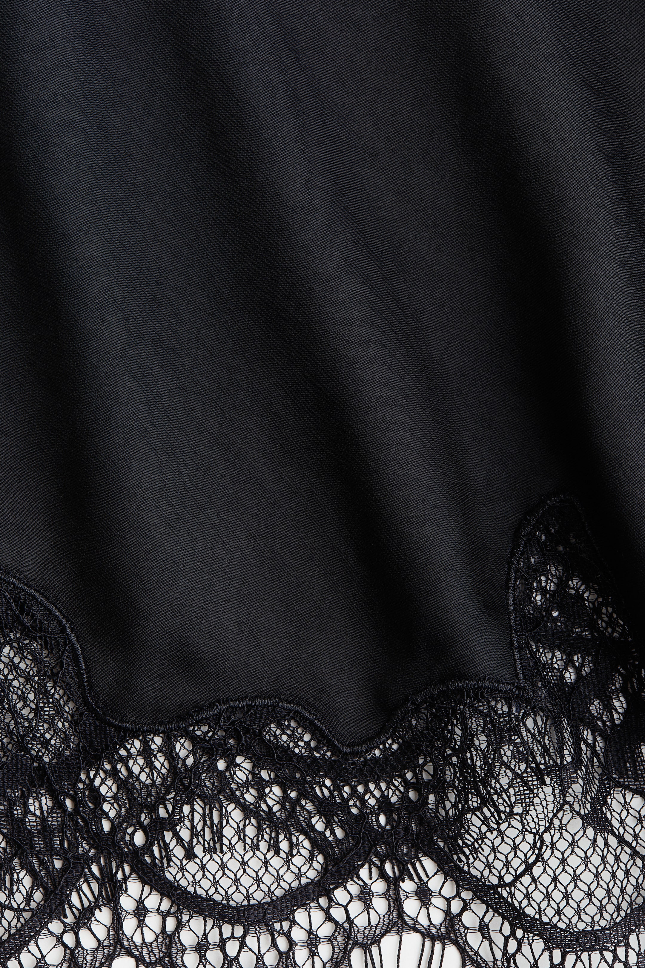 MAMA Lace-Trimmed Slip Skirt