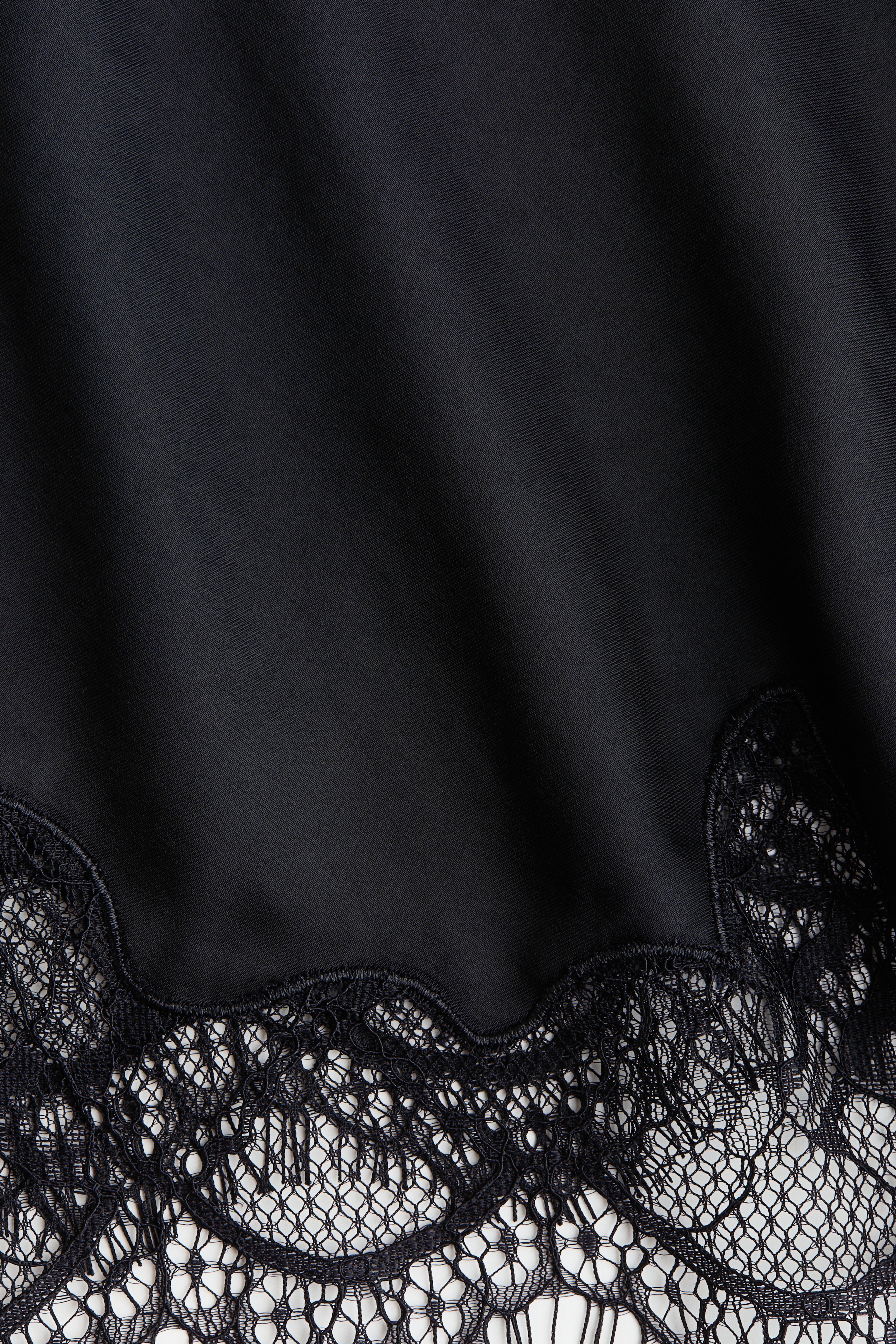 MAMA Lace-Trimmed Slip Skirt