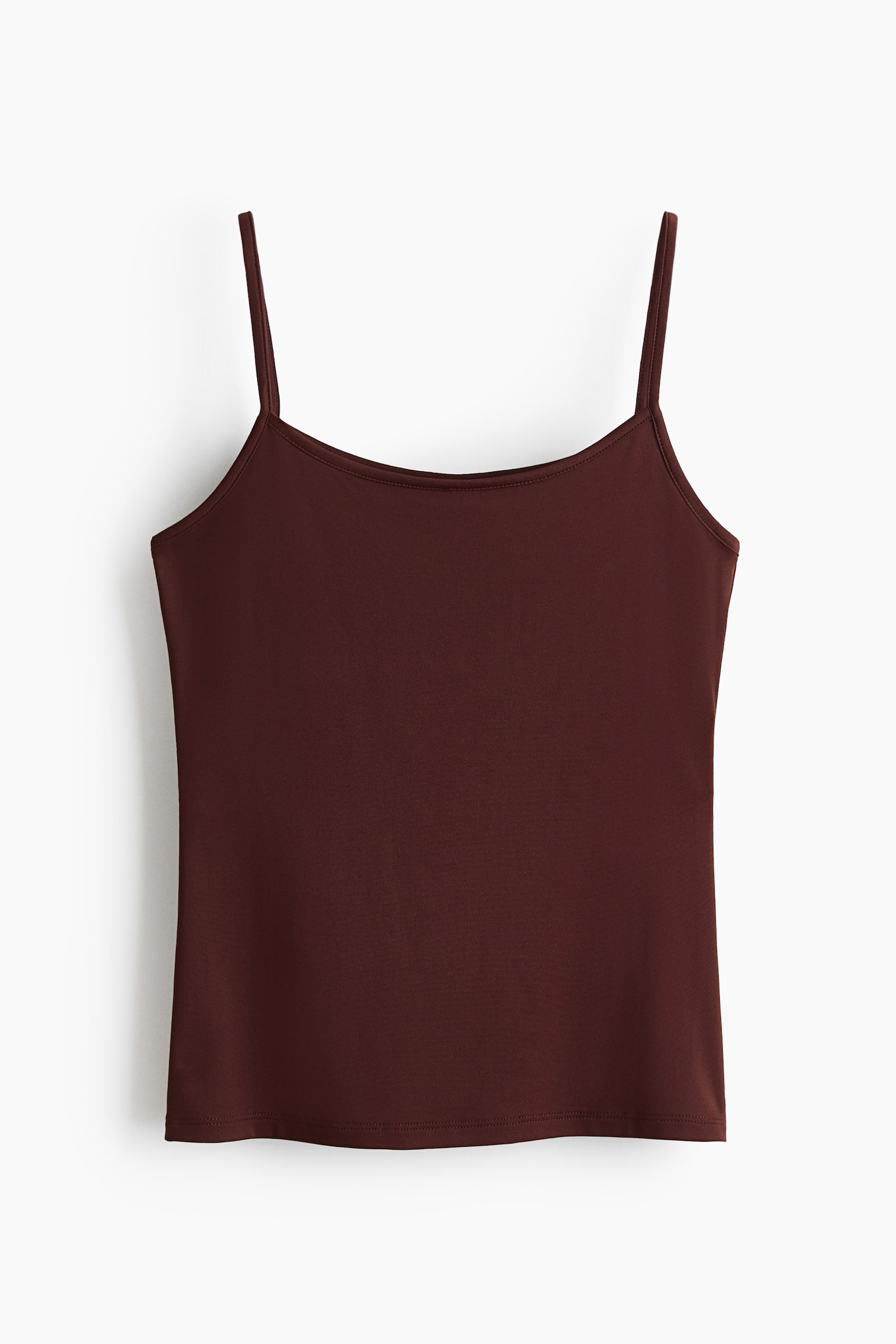 Microfiber Camisole Top - Dark brown/Dark taupe/Light beige/Black/White/Dark beige