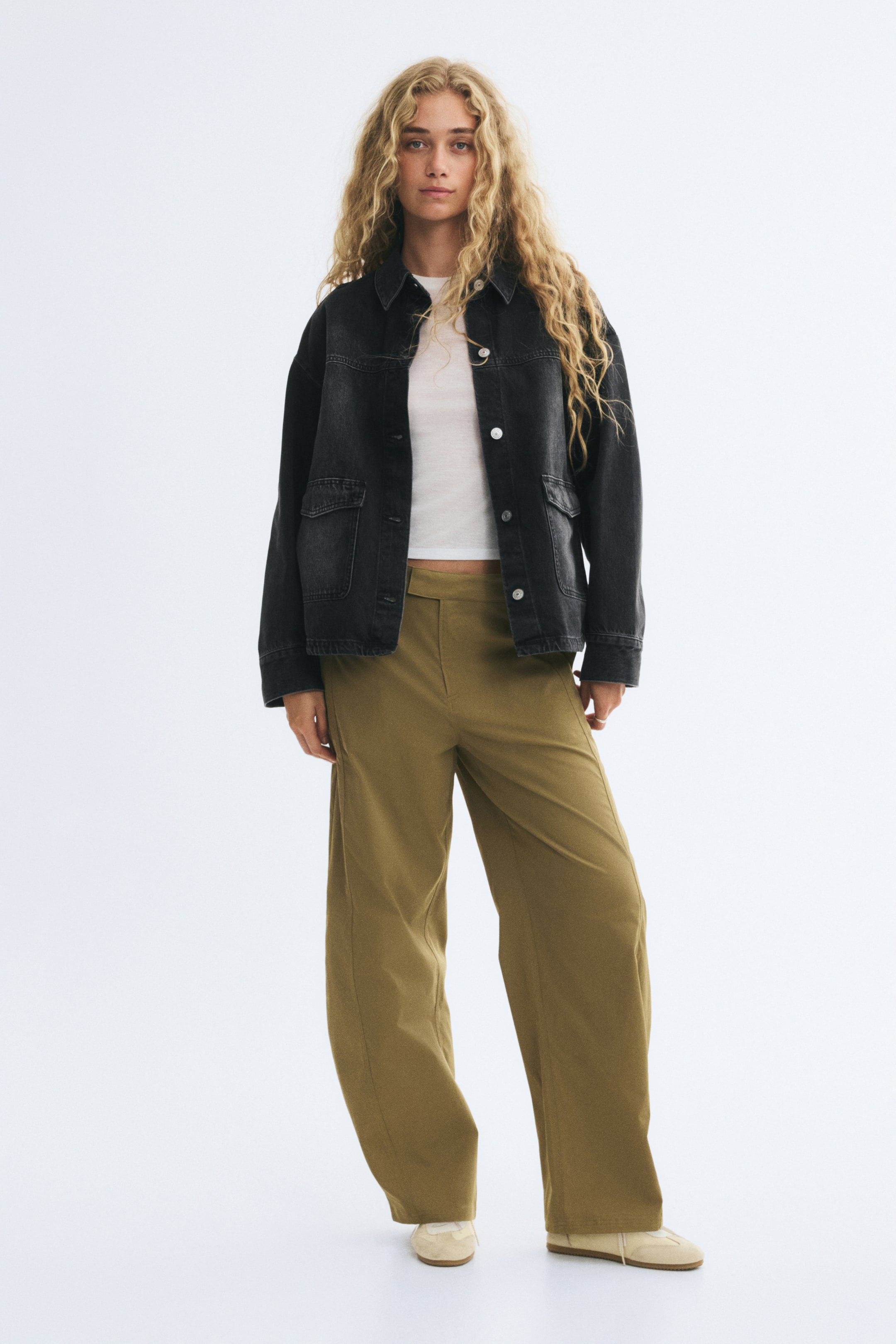 H&M Oversized Denim Overshirt — фото 4
