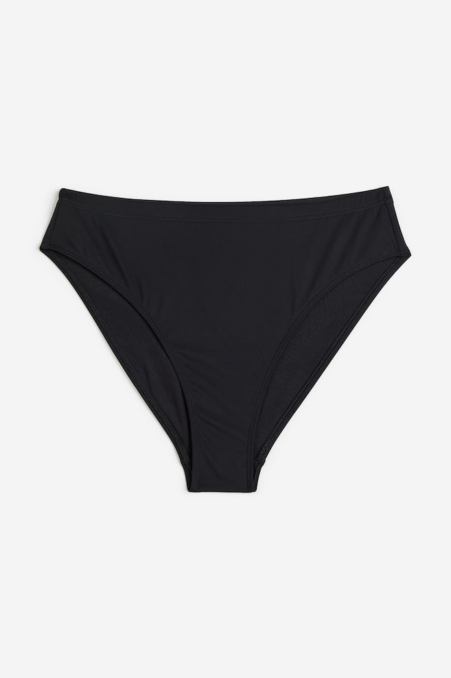 Sports bikini bottoms - Black/Dark khaki green/Dark purple - 2