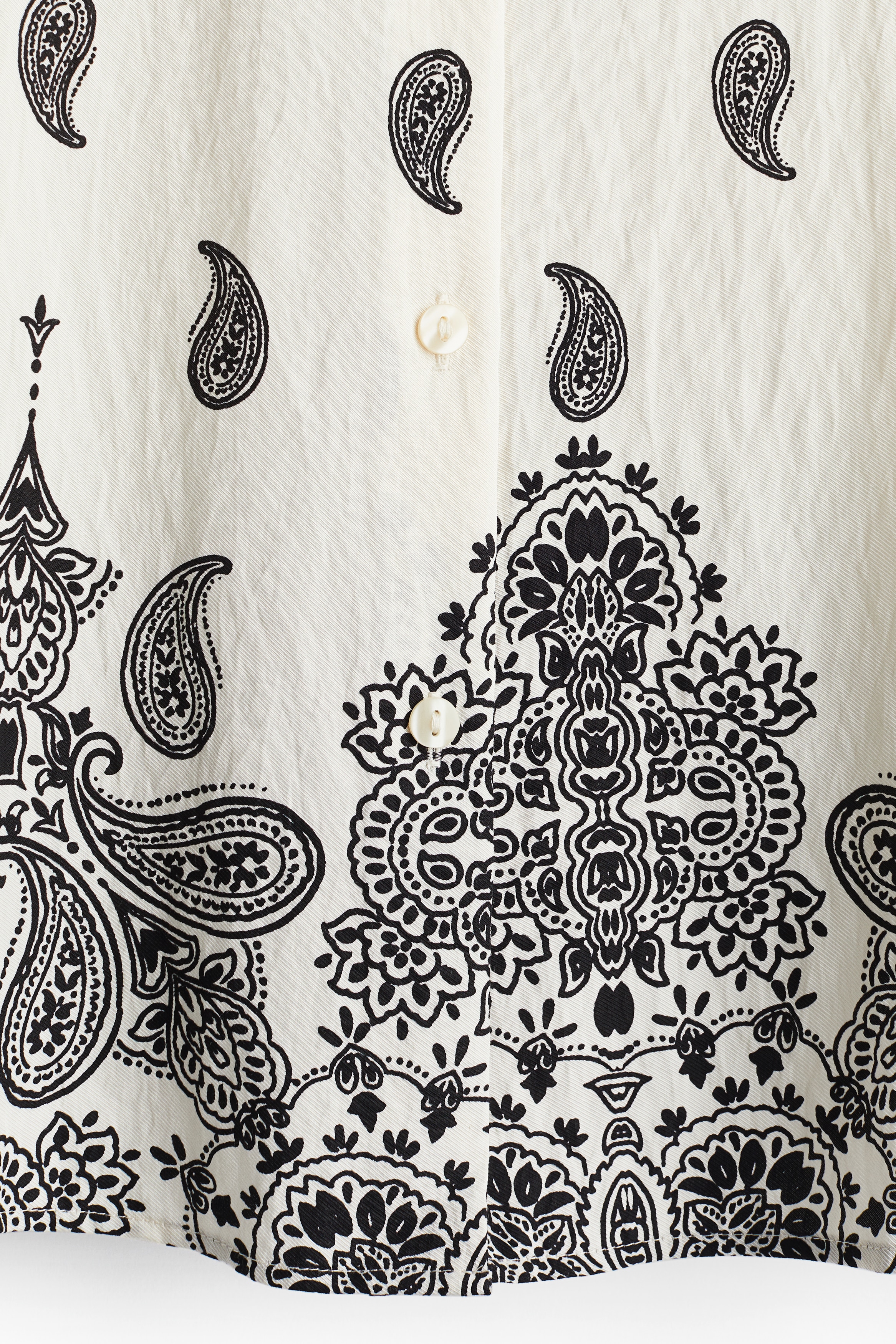 Patterned twill shirt