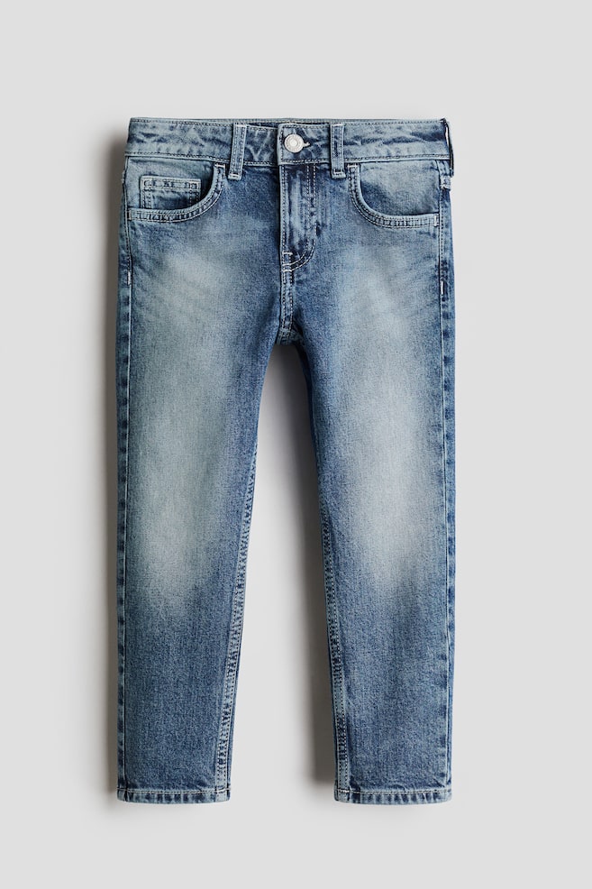 Relaxed Tapered Fit Jeans - Donker denimblauw - 1