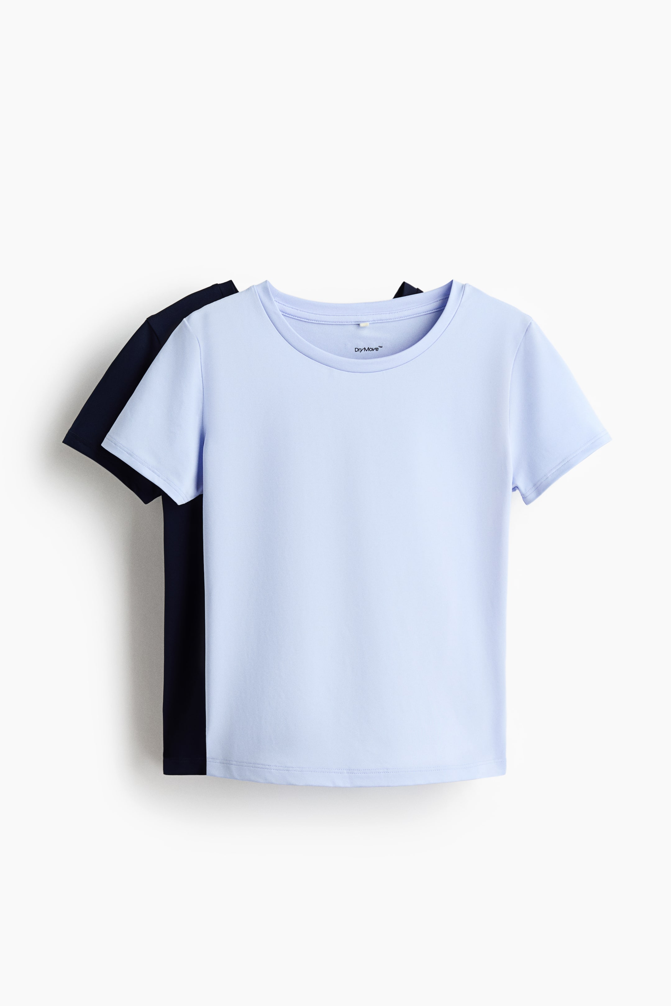 View larger image: 2-pack sports tops with DryMove™ - Light blue/Navy blue - Kids | H&M IN 1