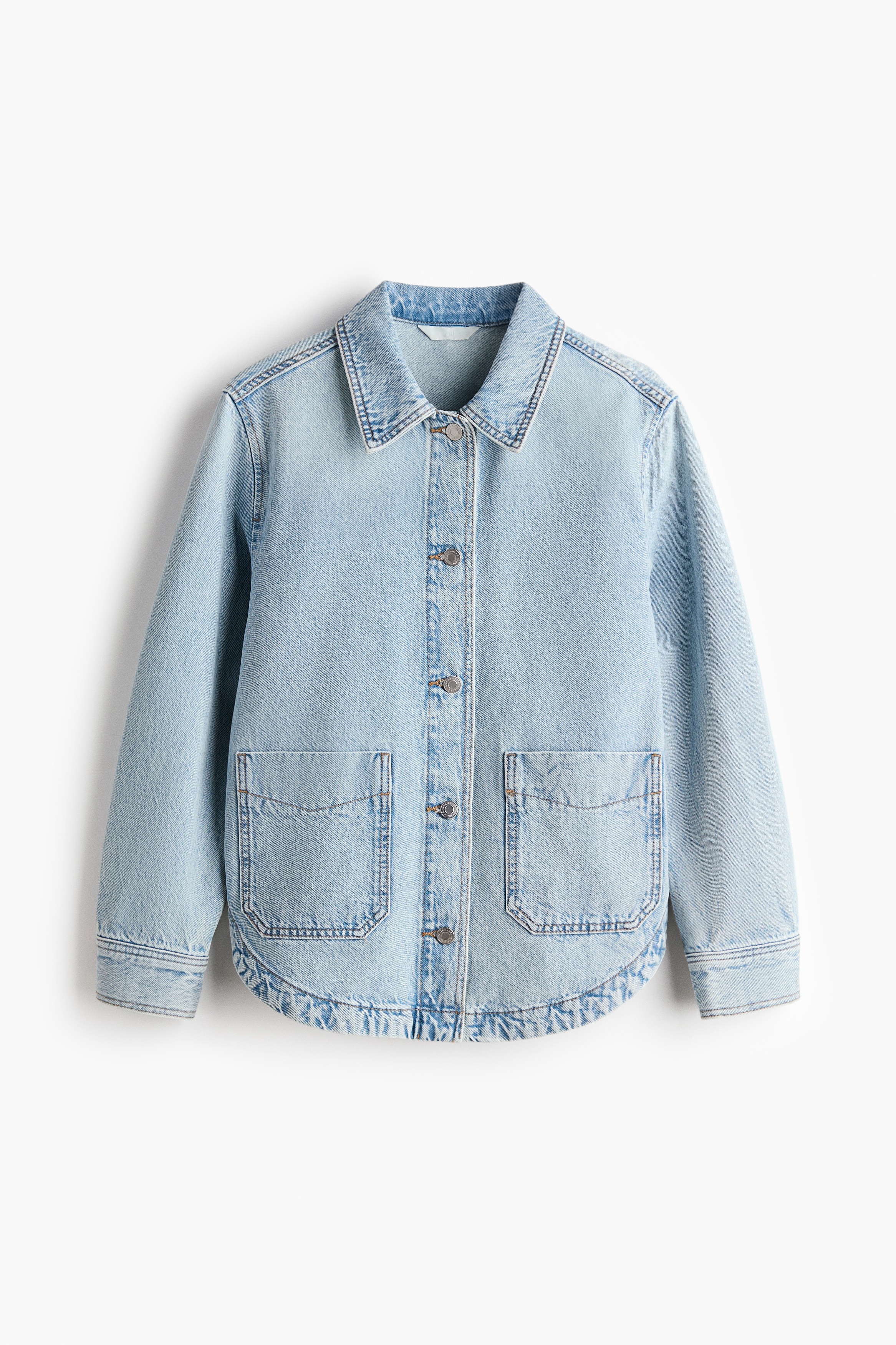 Denim shacket - Light denim blue/Dark denim blue/Denim blue