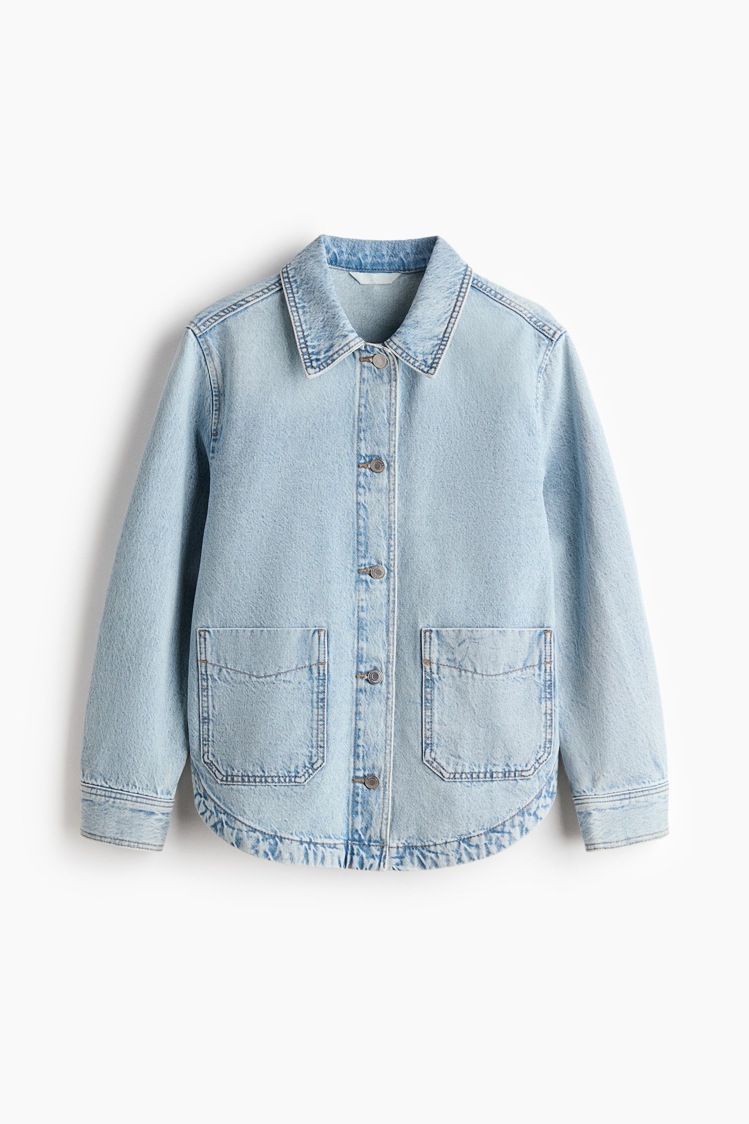 Denim shacket - Light denim blue/Denim blue/Dark denim blue - 2