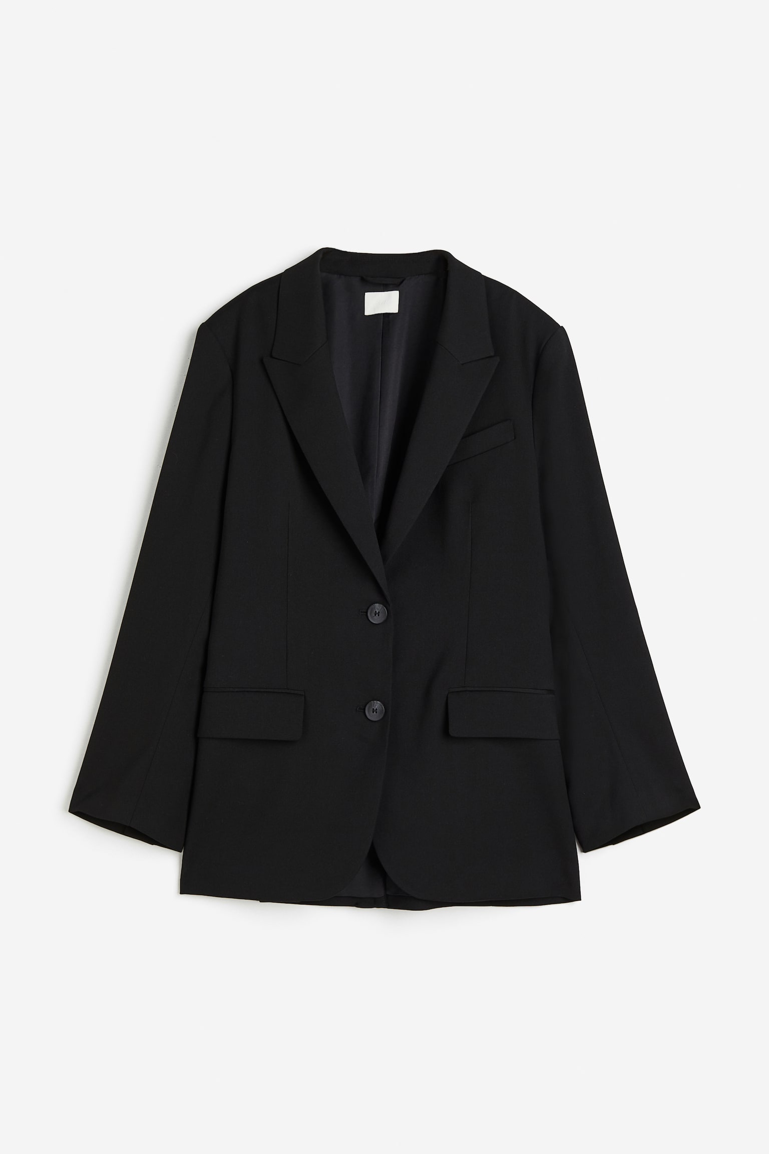 Oversized Blazer - Black - 1