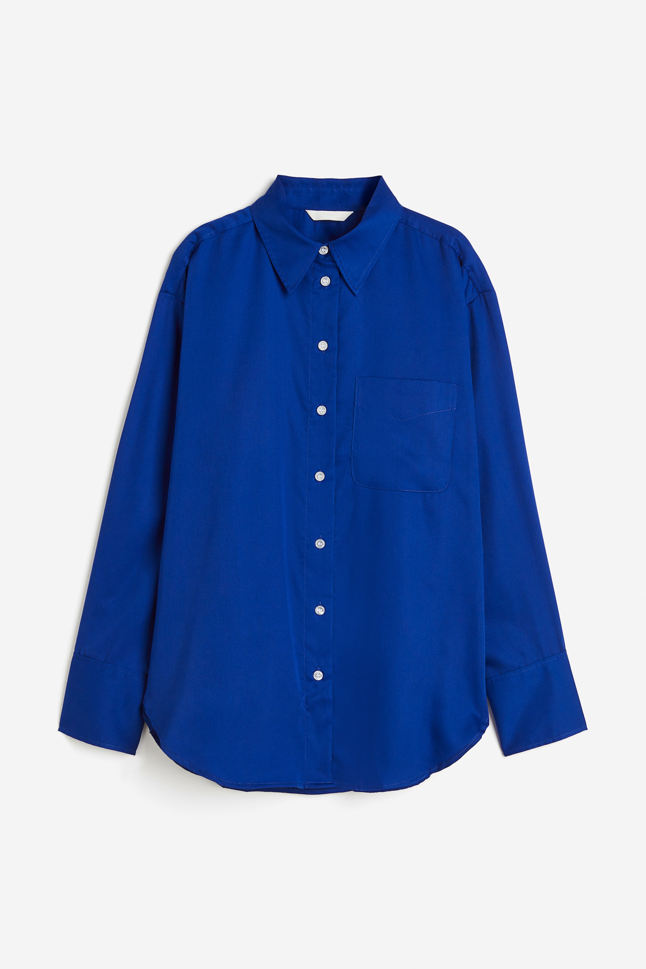 Satin Shirt - Blue - Ladies | H&M CA 1