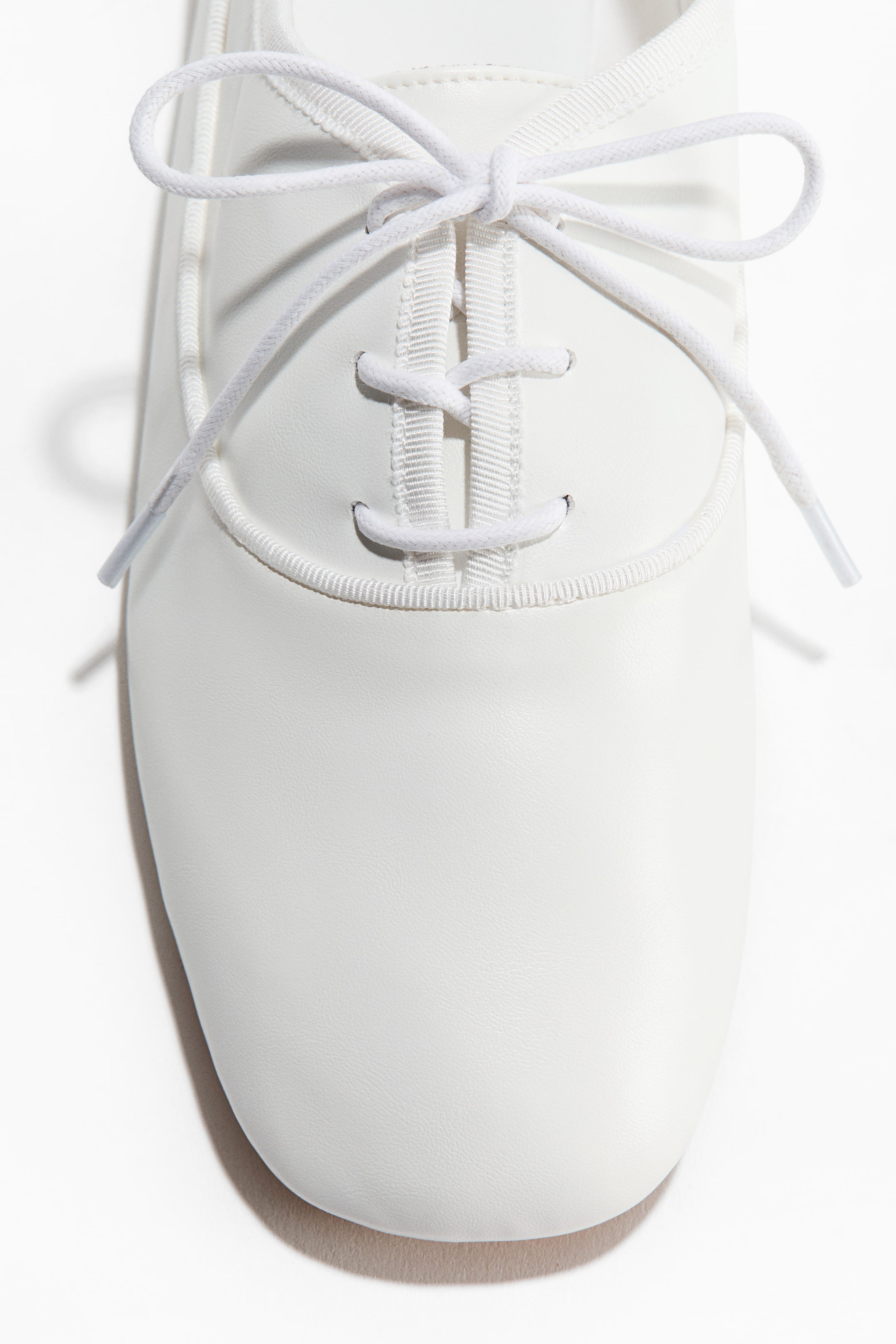 Женские балетки H&M Lace-Up Ballet Flats — фото 3