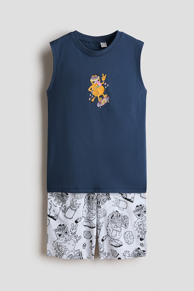 Printed pyjamas - Blue/Garfield - 1