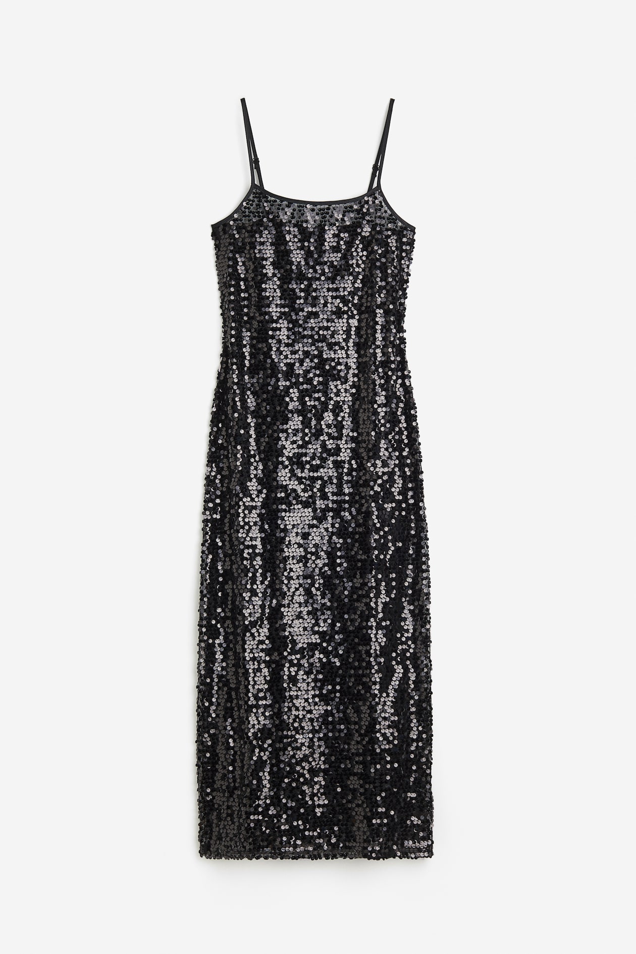 Sequined slip dress - Black - Ladies | H&M GB