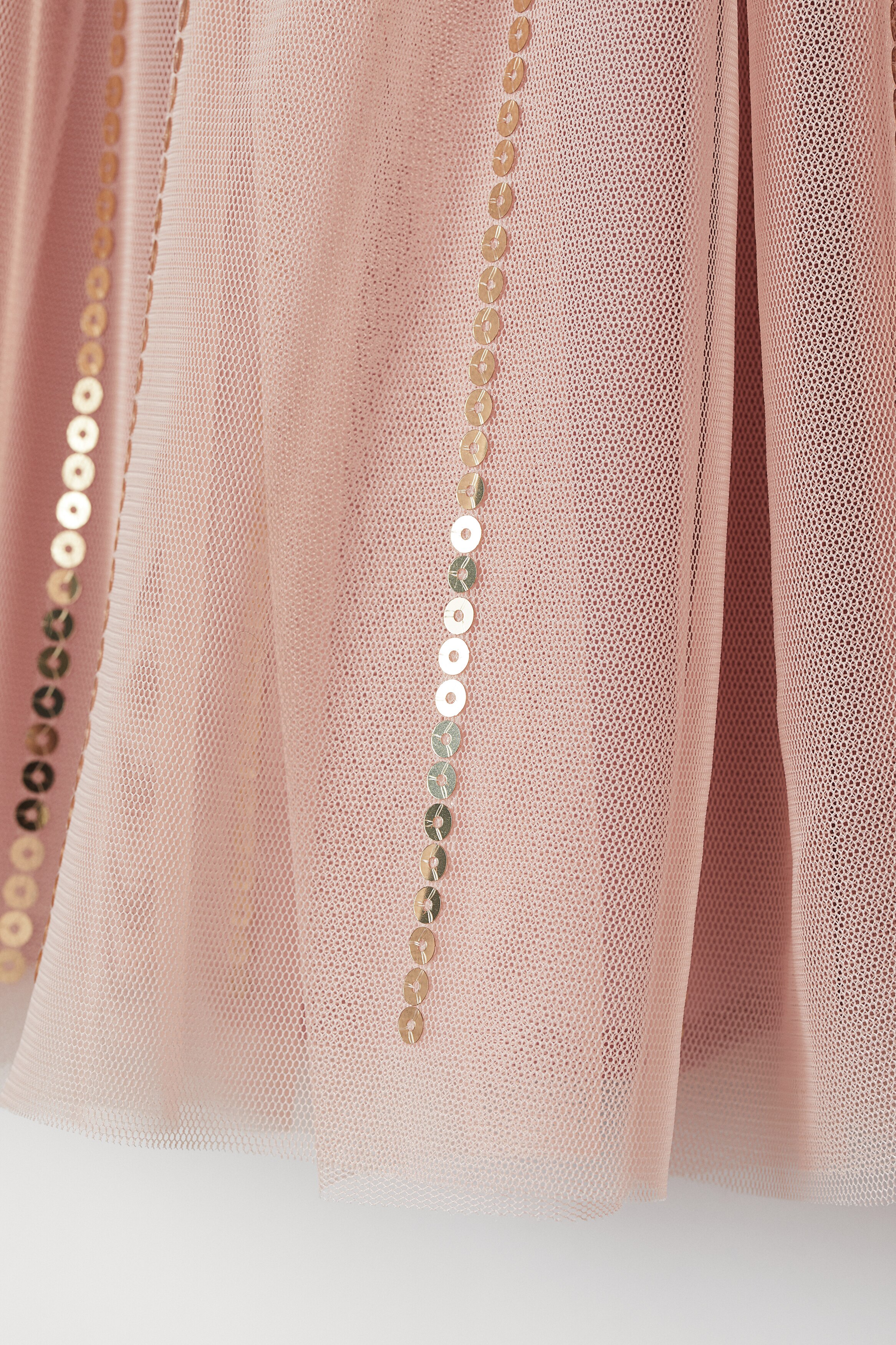 Robe Baby-doll H&M Rose Poudré Taille 36 - Style Vintage Rétro - Occasion Comme Neuve