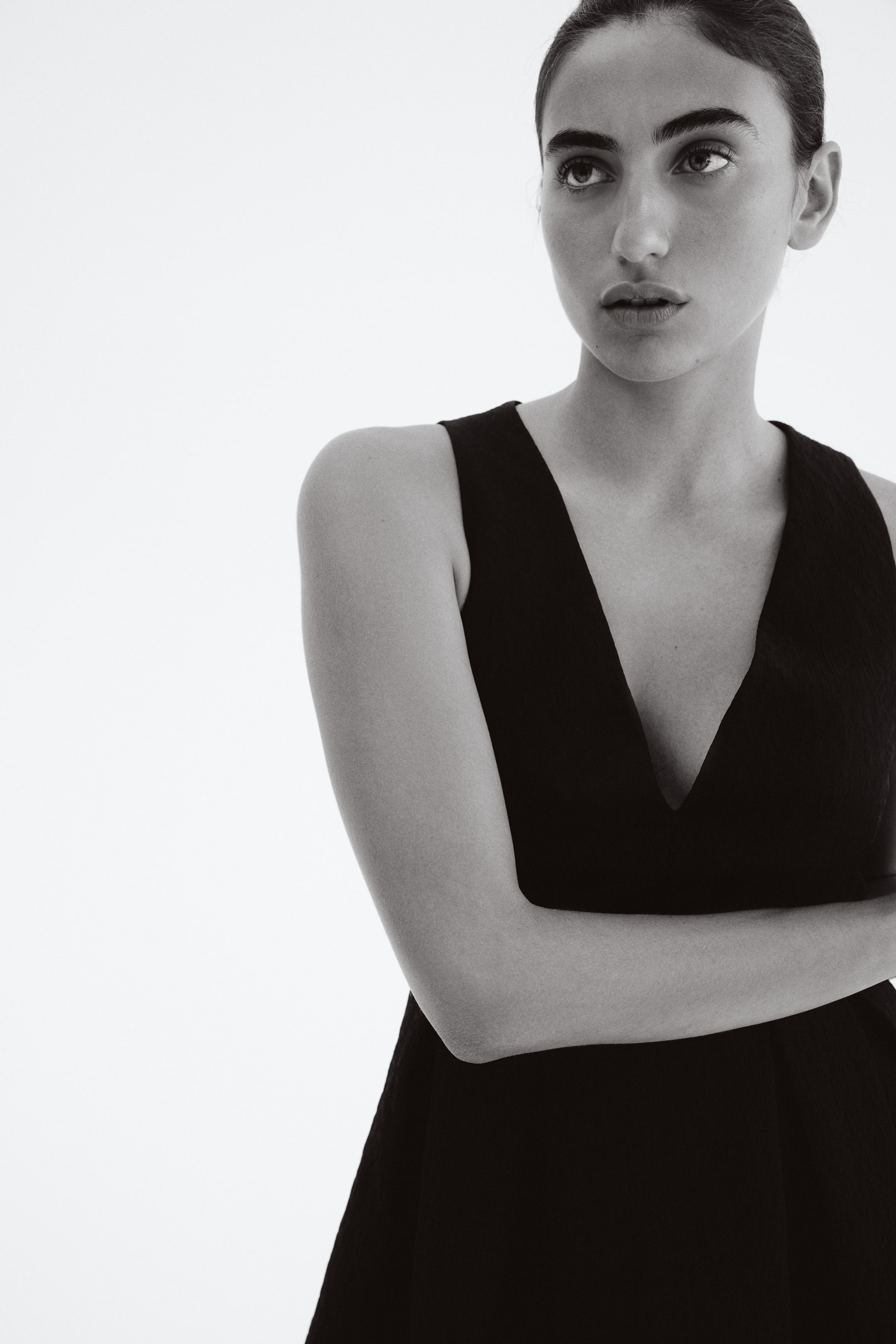 Ingrandisci l'immagine: Abito con gonna svasata - Nero - DONNA | H&M CH 2