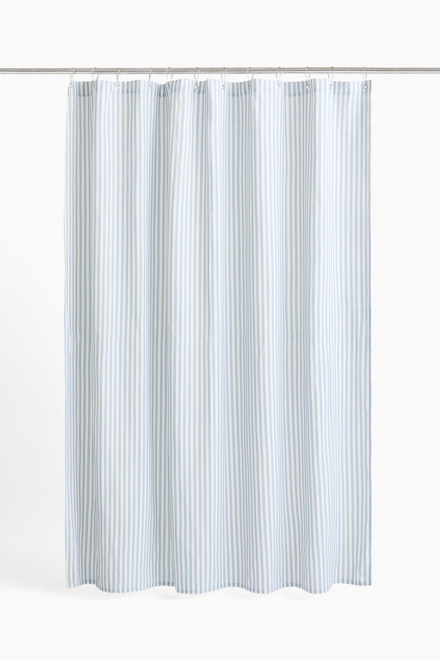 Striped shower curtain - Light blue/Striped/Light green/Striped/Pink/Striped/Light grey/Striped - 3