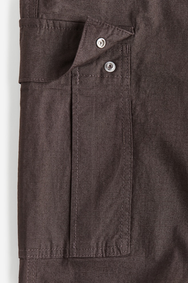 Regular Fit Ripstop cargo trousers - Dark brown/Khaki green/Dark grey/White/dc - 5