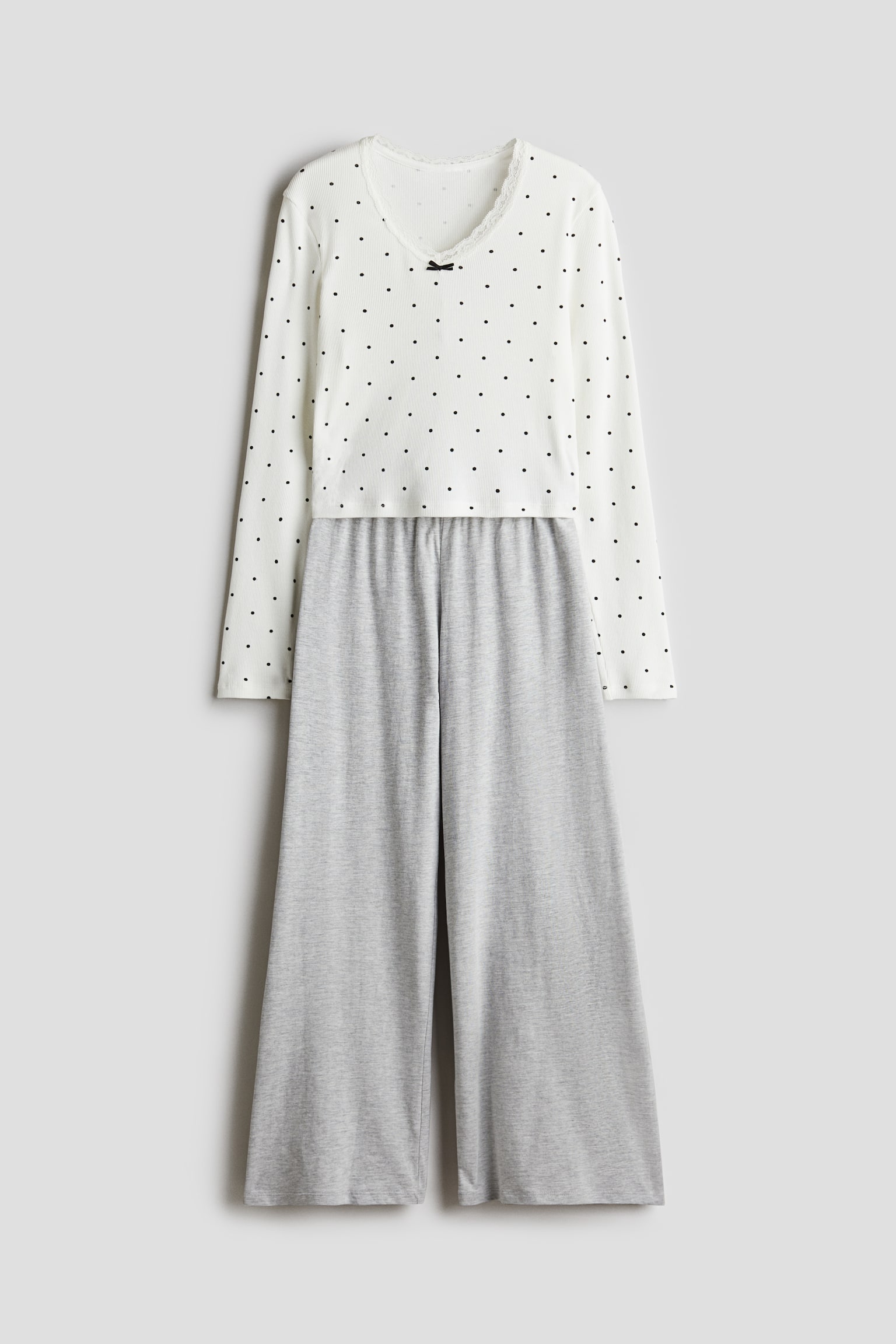 Jersey pyjamas - White/Spotted/White/Dreamlike - 1