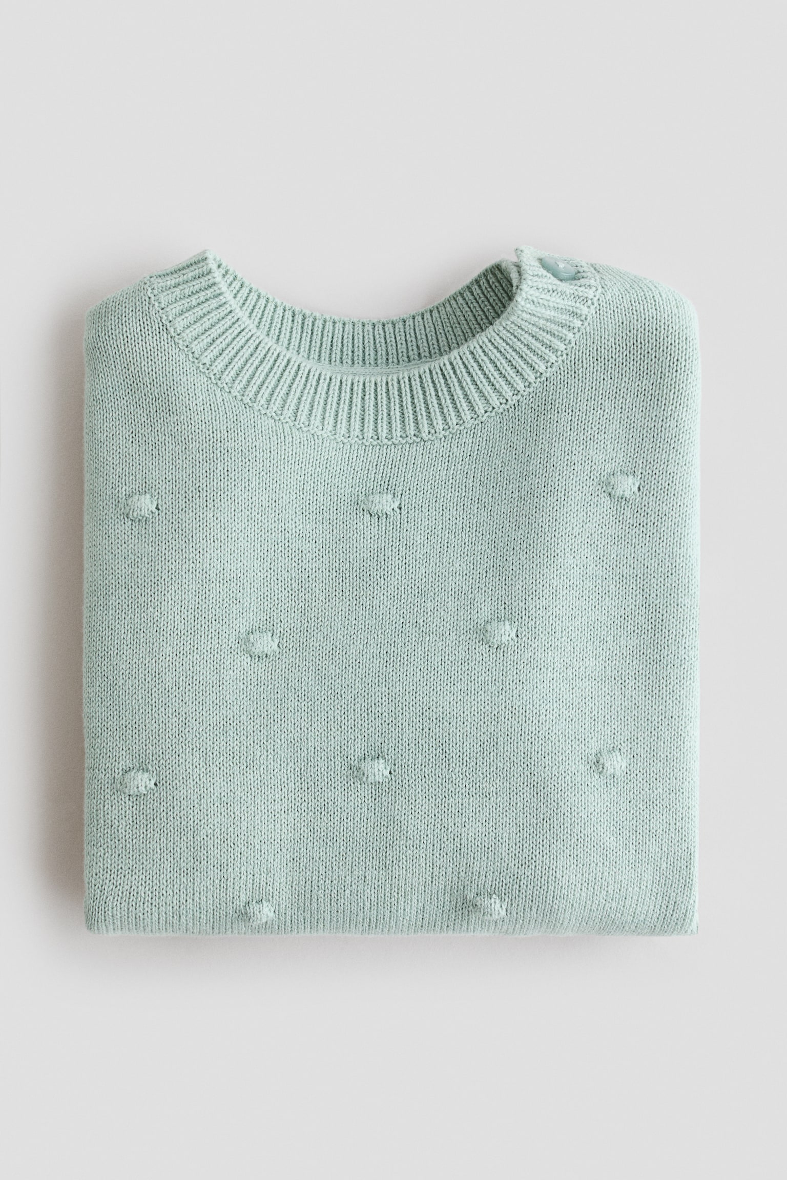 Camisola em malha jacquard - Turquesa/Rosa claro/Cão/Bege claro/Flores/Branco/Cerejas/Rosa claro/Bege/Padrão leopardo - 2