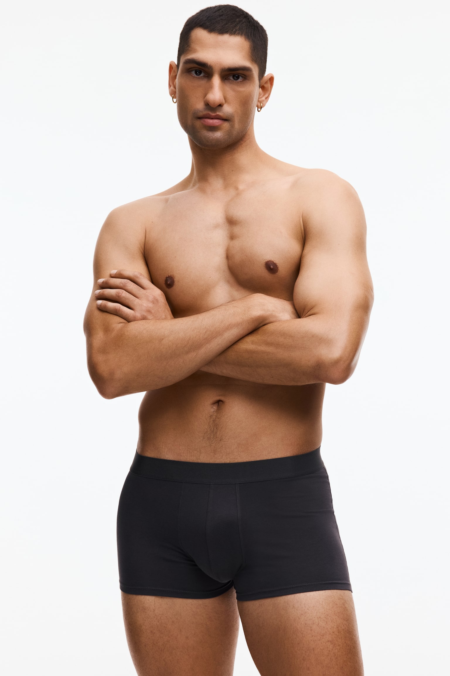 5-pack short trunks with Lycra® - Teal/Light grey/Dark grey marl/Black/Black/Navy blue/Beige/Dark brown/White/Grey marl/Grey/Black/Light blue/Navy blue - 2