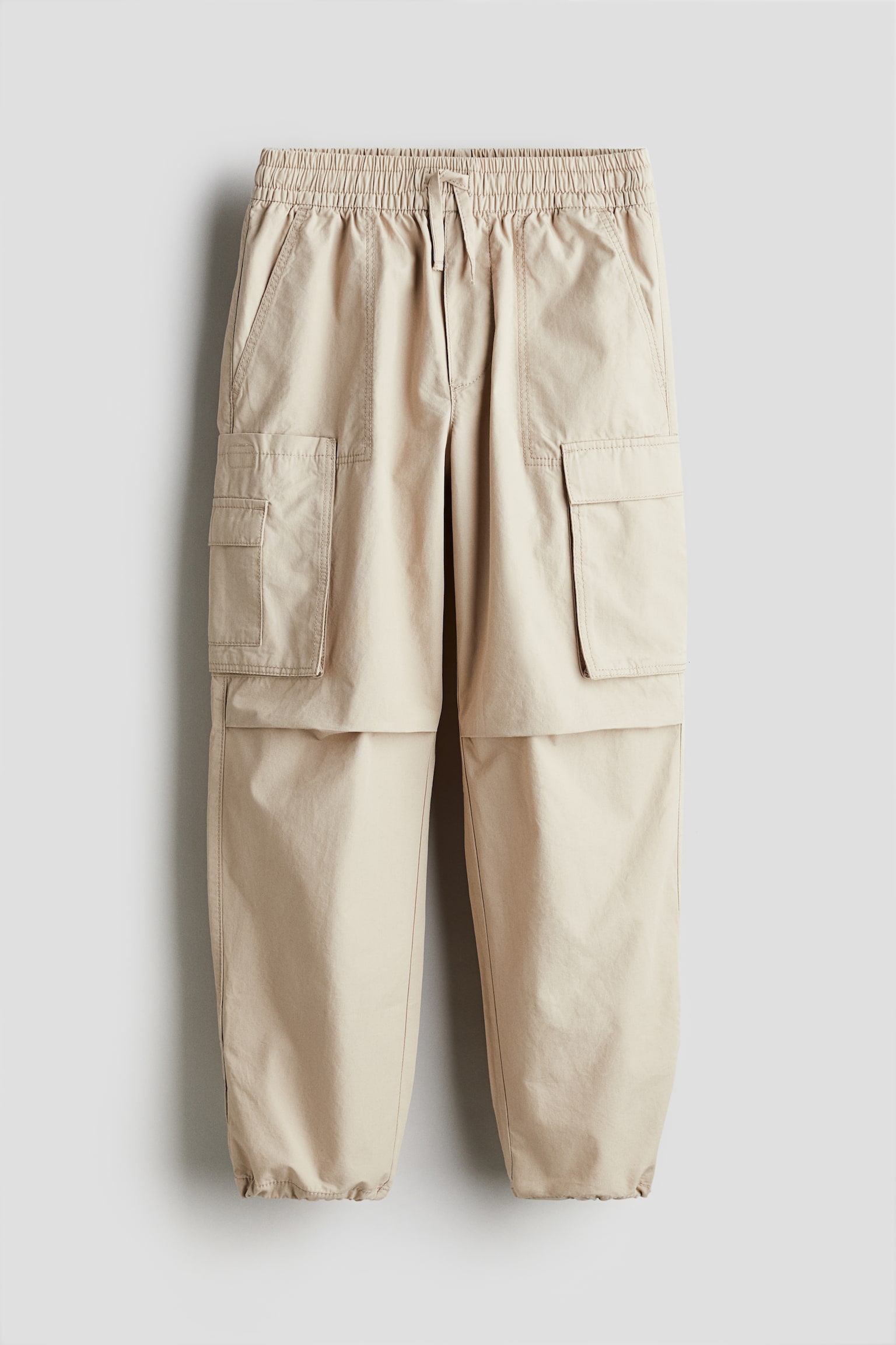 Parachute Pants - Beige/Denim blue/Dark grey - 1