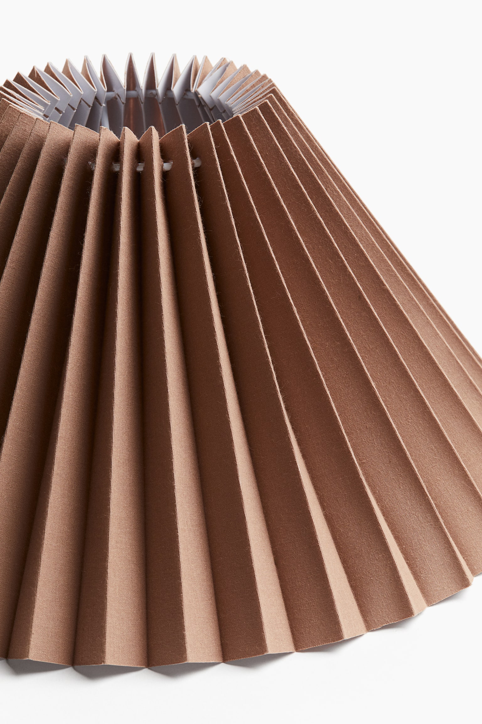 Pleated lamp shade - Dark beige/Beige/White/Dark orange/Light beige/Green - 4