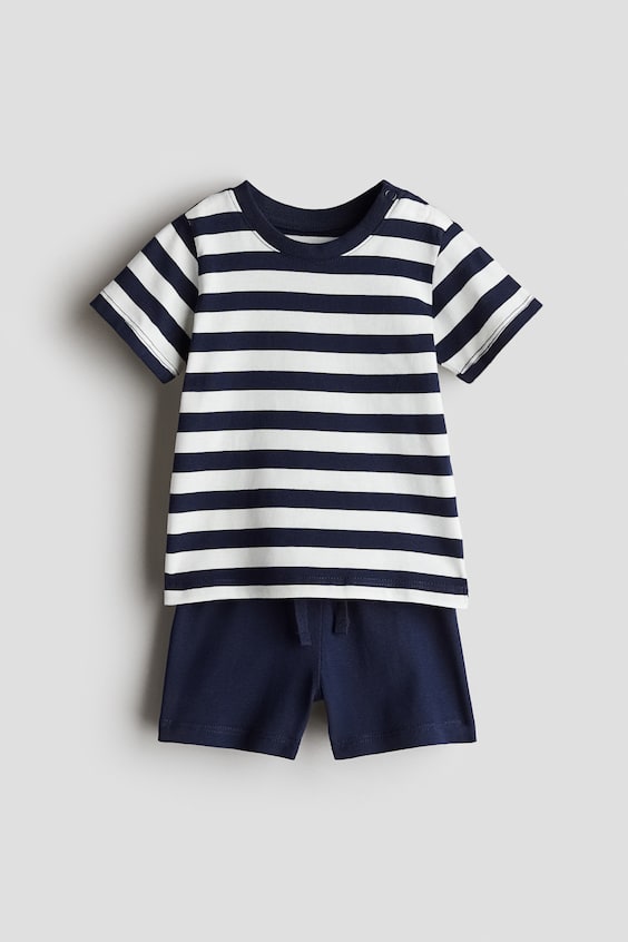 Детские топы H&M 2-Piece Cotton Jersey Set
