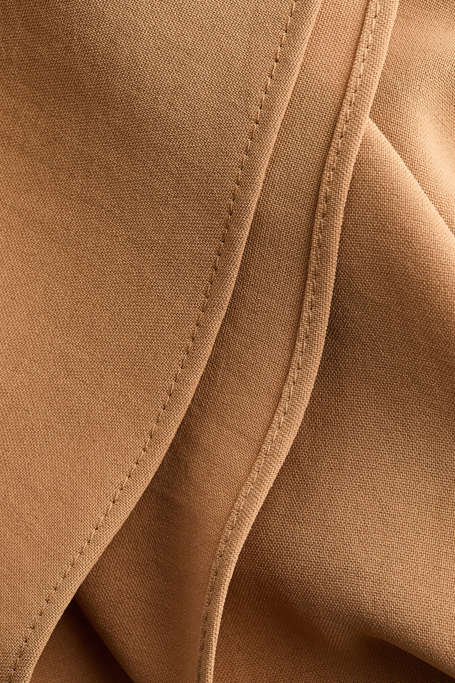 Женская юбка H&M Asymmetric Tie-Detail, цвет: Тёмный бежевый — фото 7