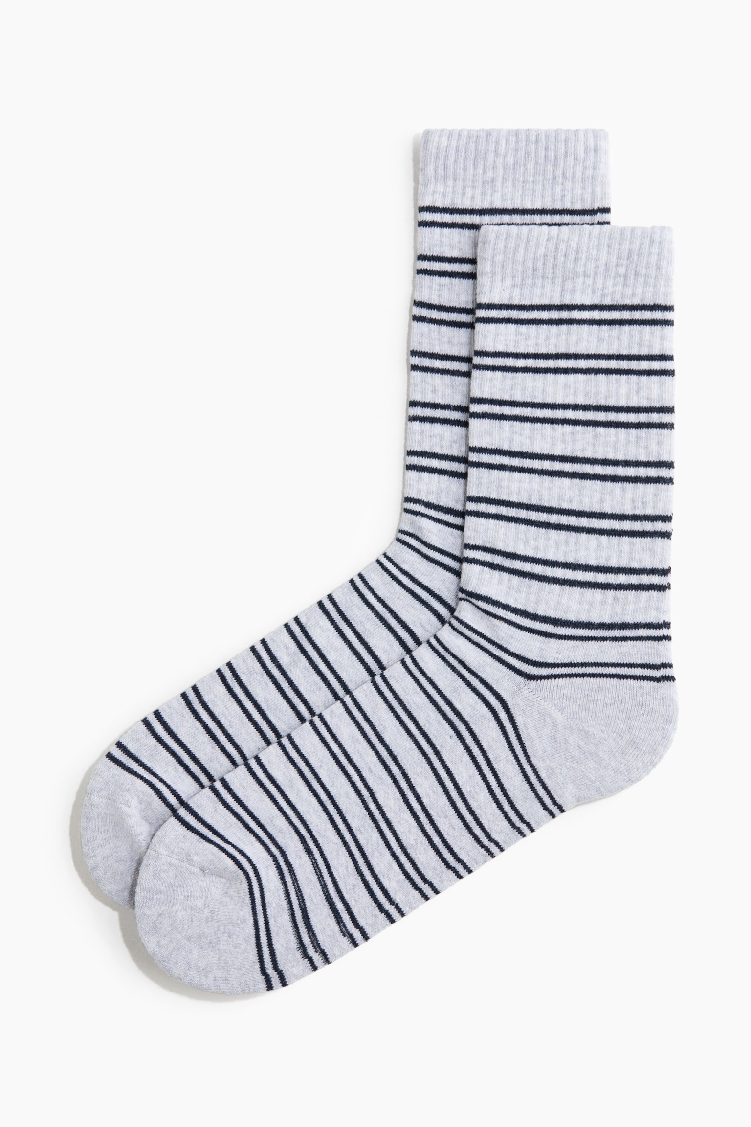 3-pack socks - Navy blue/Striped/White/Striped - 3