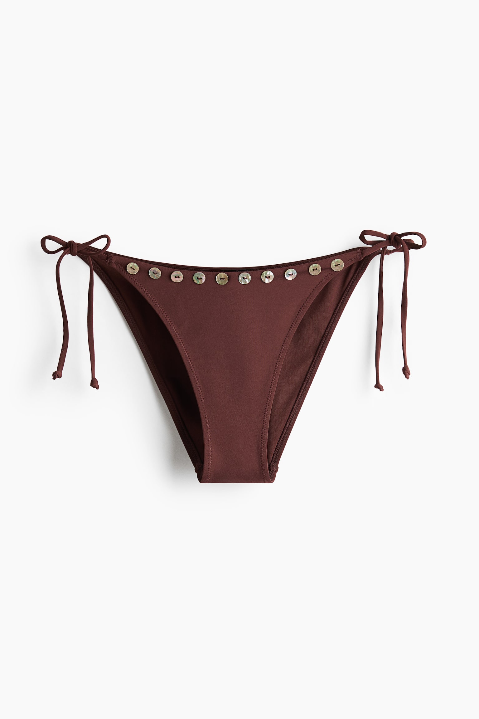Cheeky Tie-Tanga-Bikinihose - Dunkelbraun - 2