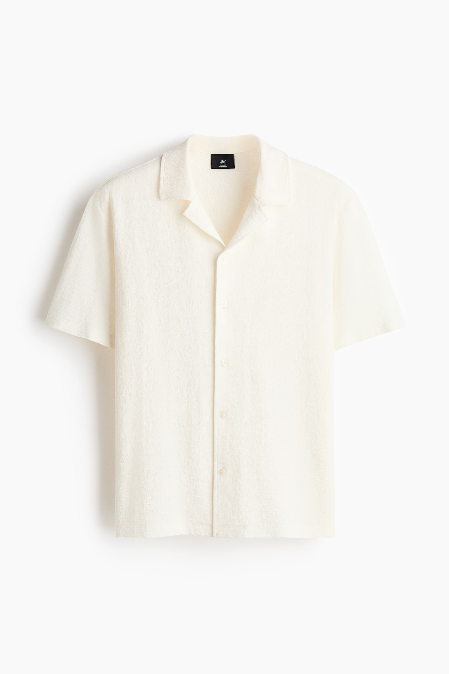 Regular Fit Resort shirt - Cream/Dark brown/Dark purple/Black - 2