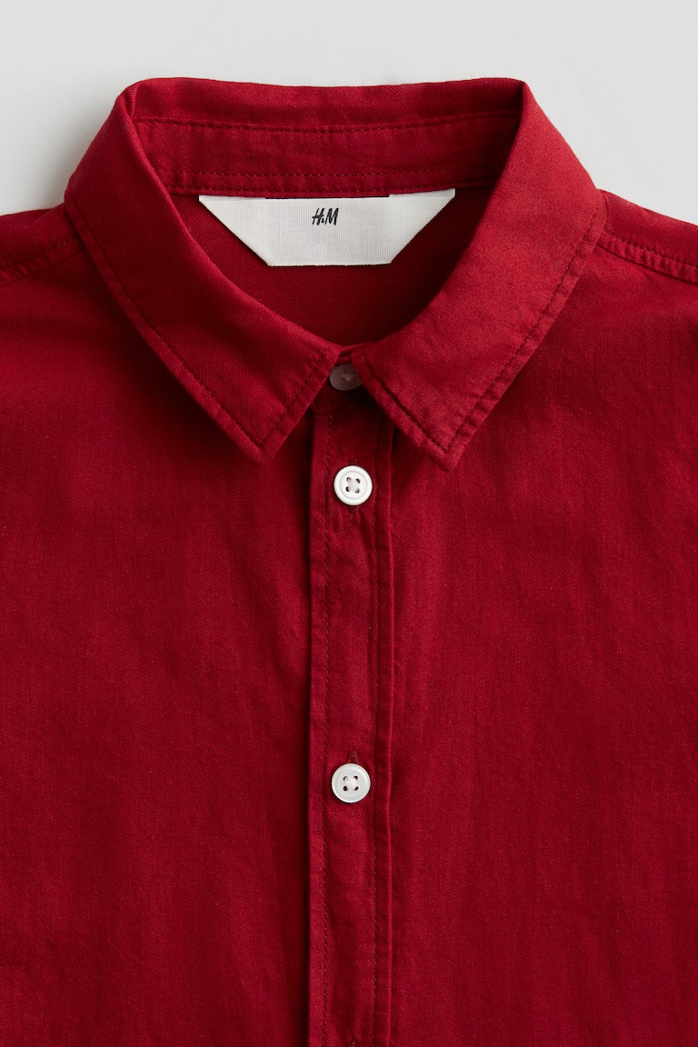 H&m Camisa Franela Roja Camisa Roja Hm Camisas Hombre CAMISA