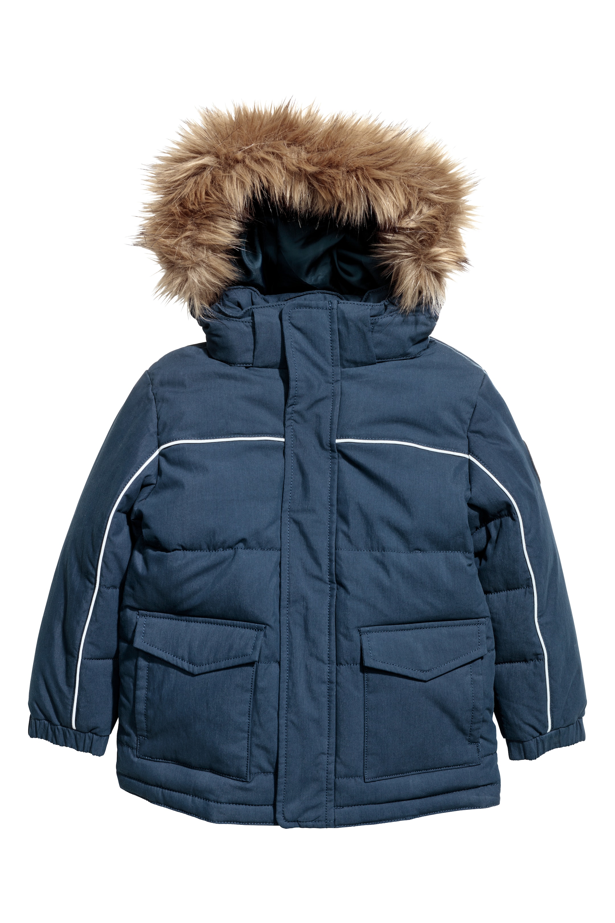 View larger image: Padded jacket - Dark blue - Kids | H&M GB 1