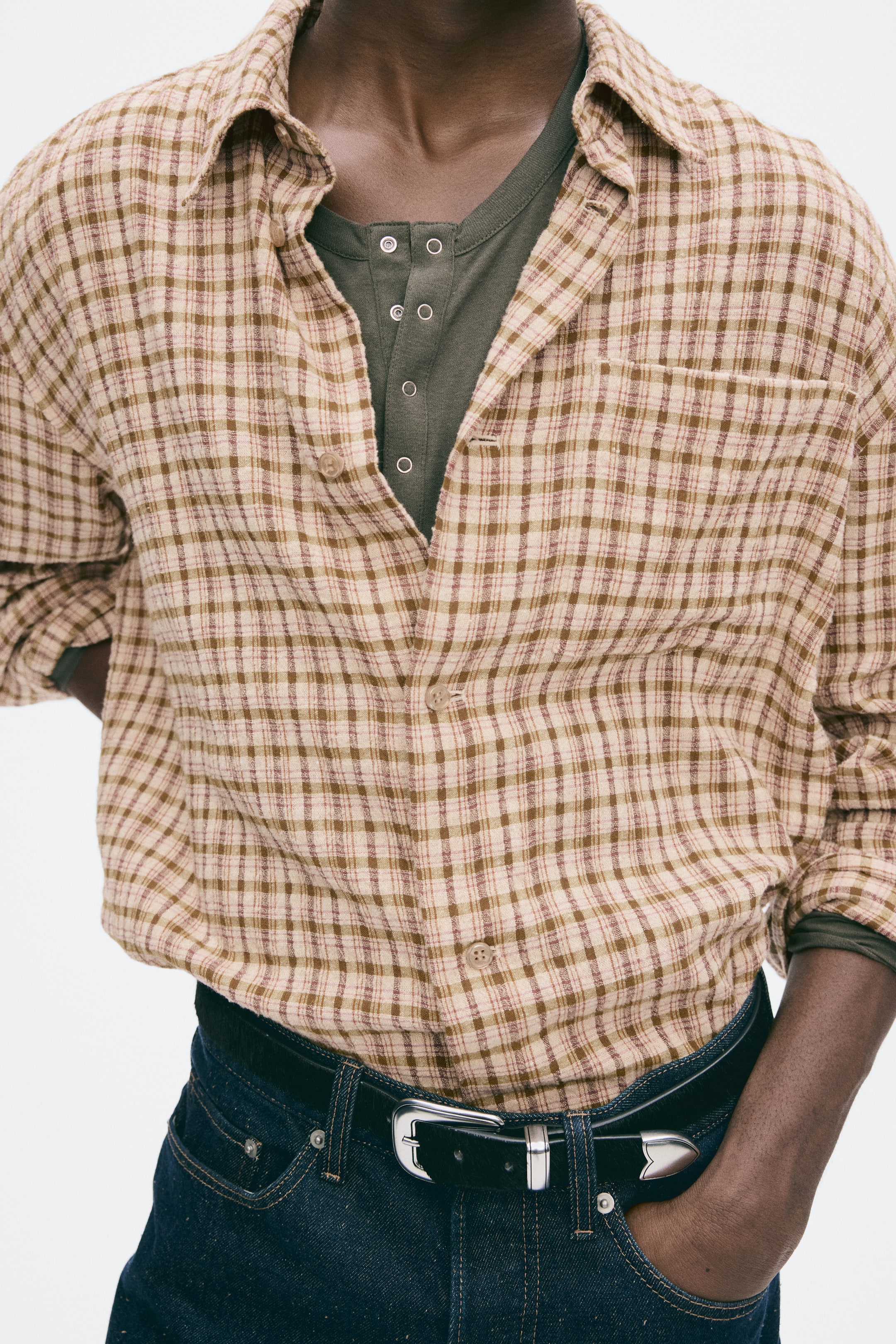 Relaxed-Fit Textured-Weave Shirt