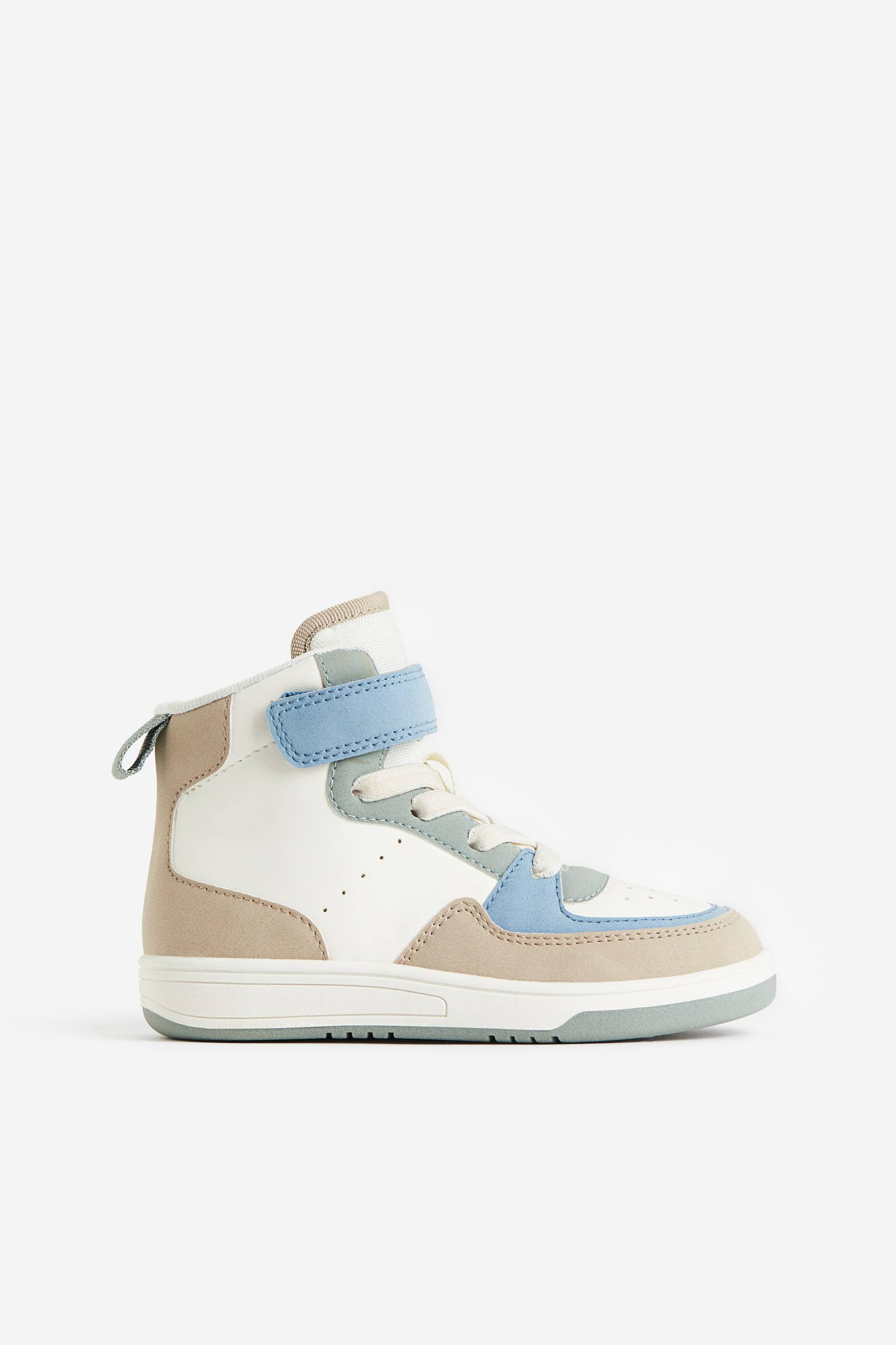 Block Colour Hi Top Sneakers - Light blue/Block colour/Red/Block colour - 2