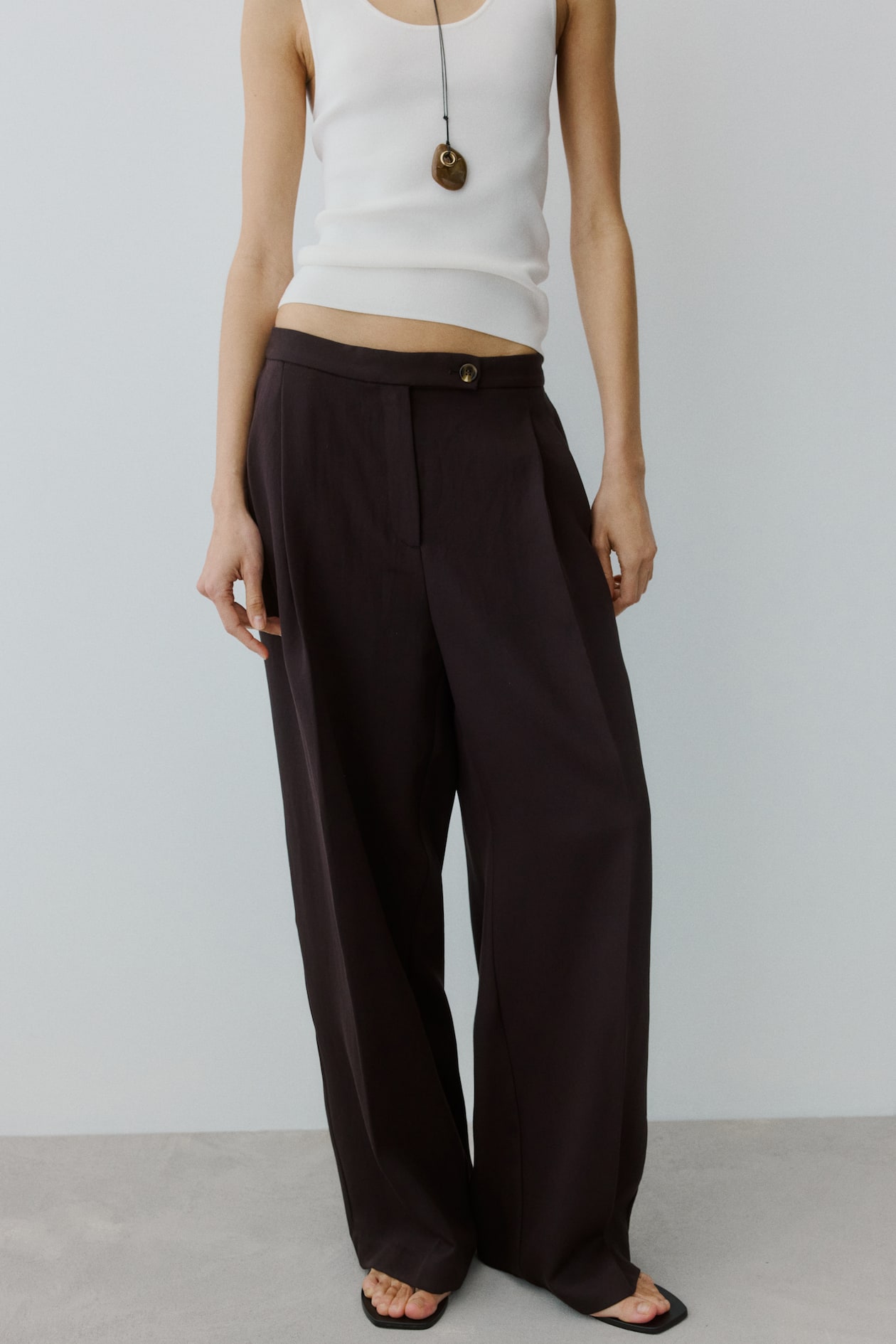 Wide-Leg Dress Pants - image 2