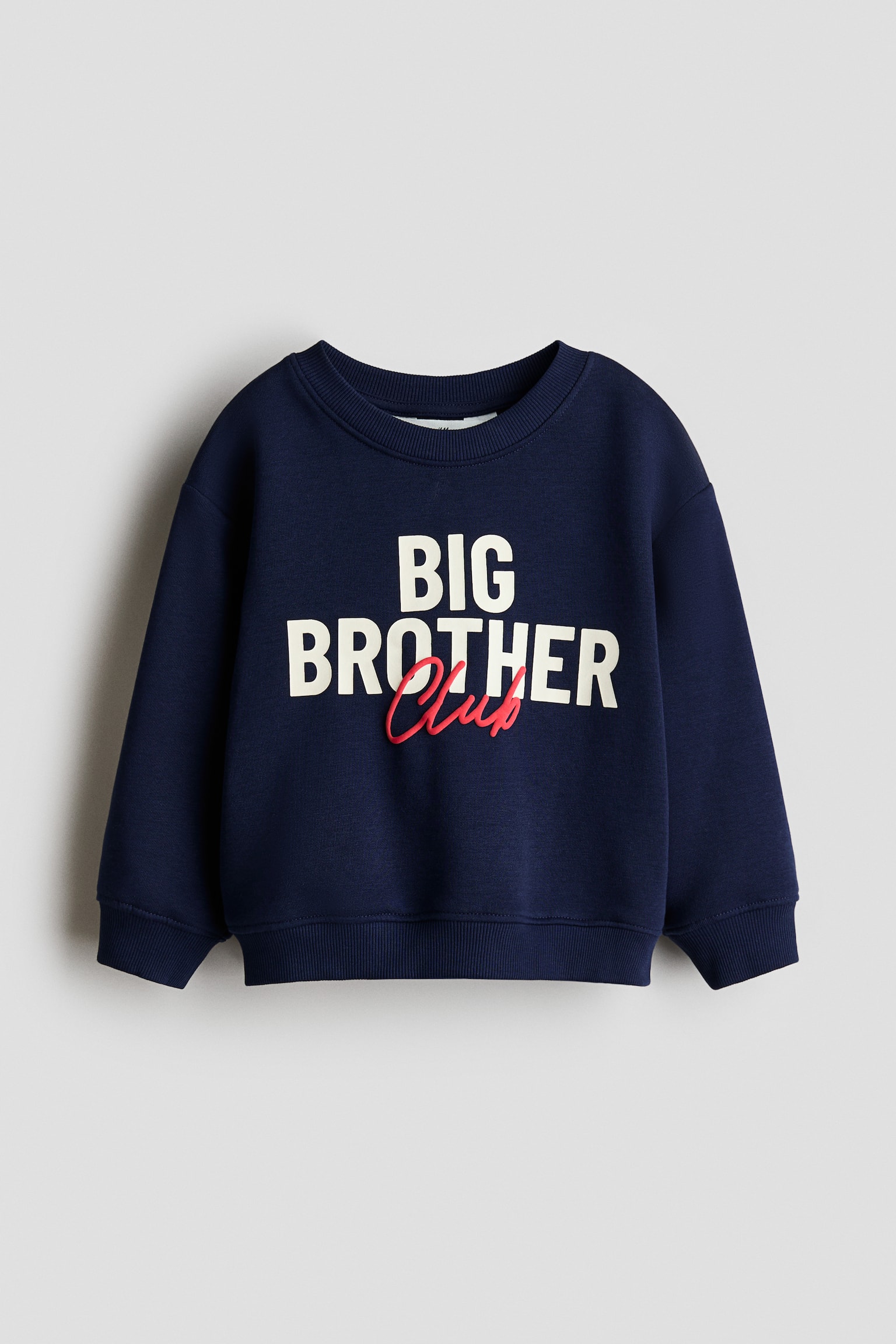 Sweatshirt - Marineblau/Big Brother/Dunkelbraun/Löwe/Cremefarben/Weihnachtsbaum/Gelb/Load Of Fun/Rot/Academy of Sports/Graumeliert/Walross/Hellbeige/Lil Brother/Orange/Gespenst/Dunkelgrau/Zuckerstange/Hellblau/Together/Rot/Happy Holidays/Blau/Autos/Taupe/Busse/Dunkelgrau/Fledermäuse/Cremefarben/Dinosaurier/Türkis/LKW/Creme/Marineblau gestreift/Blau/Stegosaurus