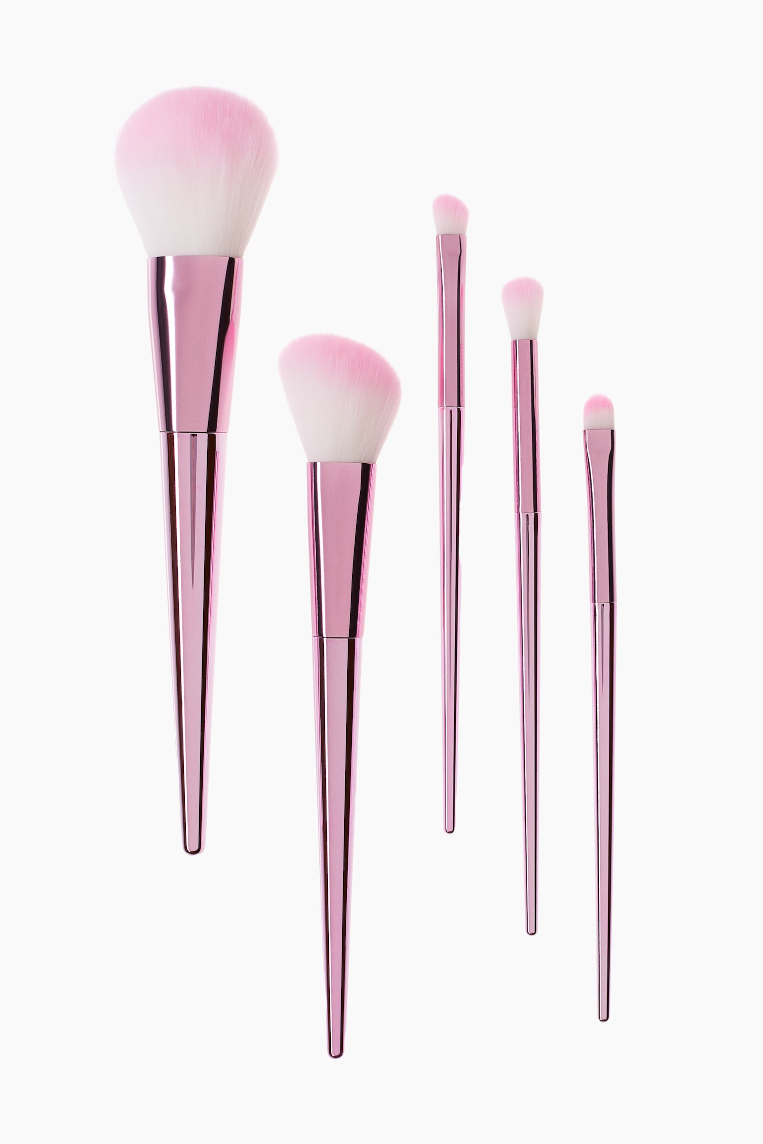 5-pack make-up brushes - Light pink - 2