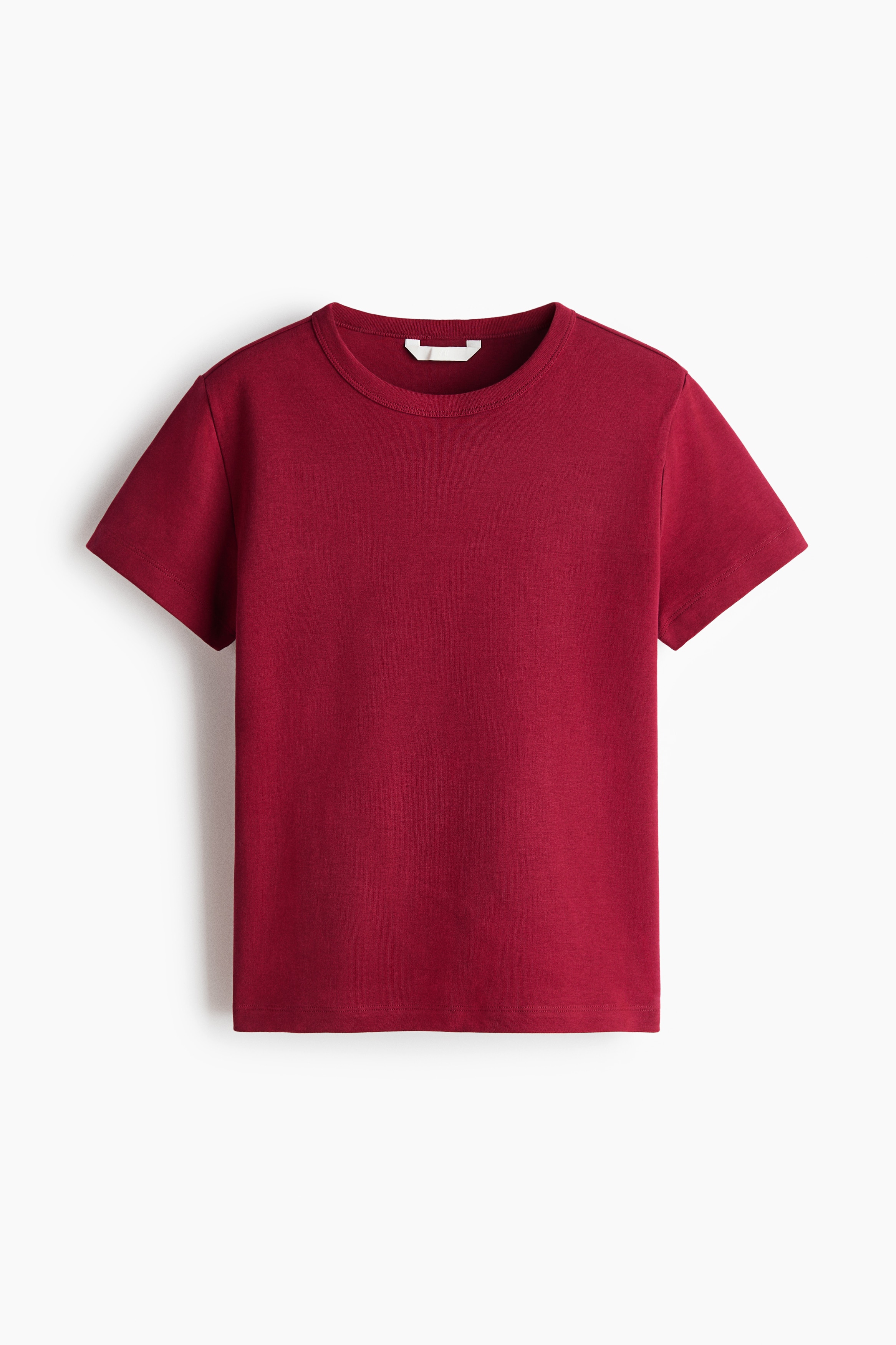 Fitted T-shirt - Dark red/White/Dark mole/Black/Dark grey/Navy blue/Striped/Light beige/Black/White striped