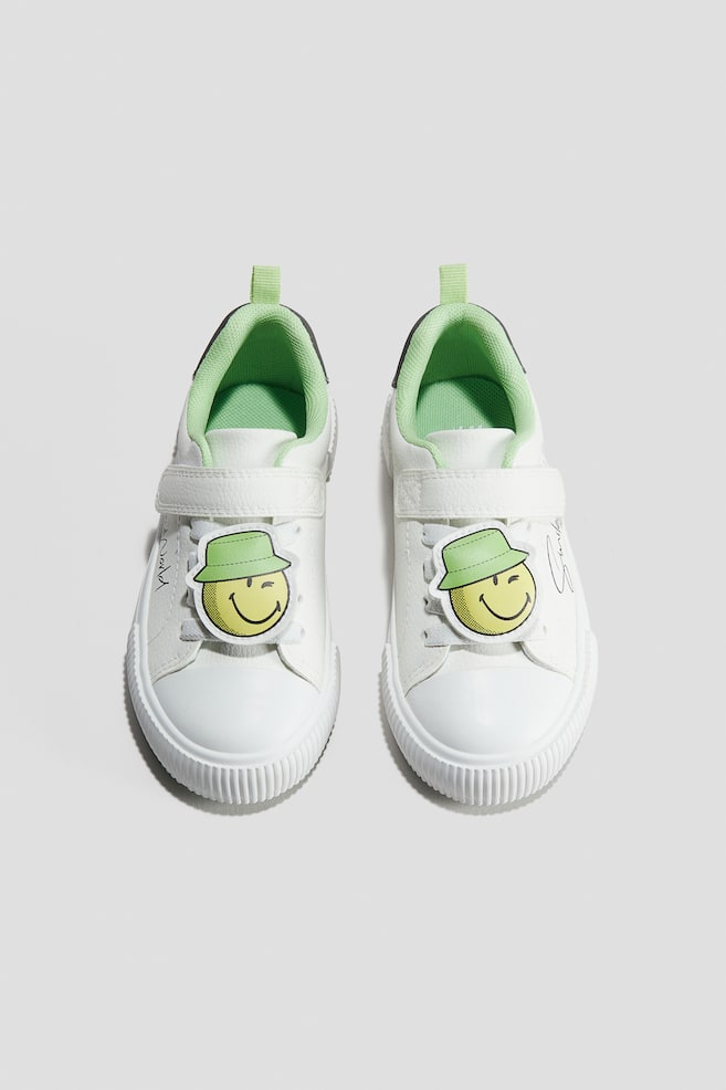 Trainers - White/SmileyWorld®/Beige/Bluey - 1
