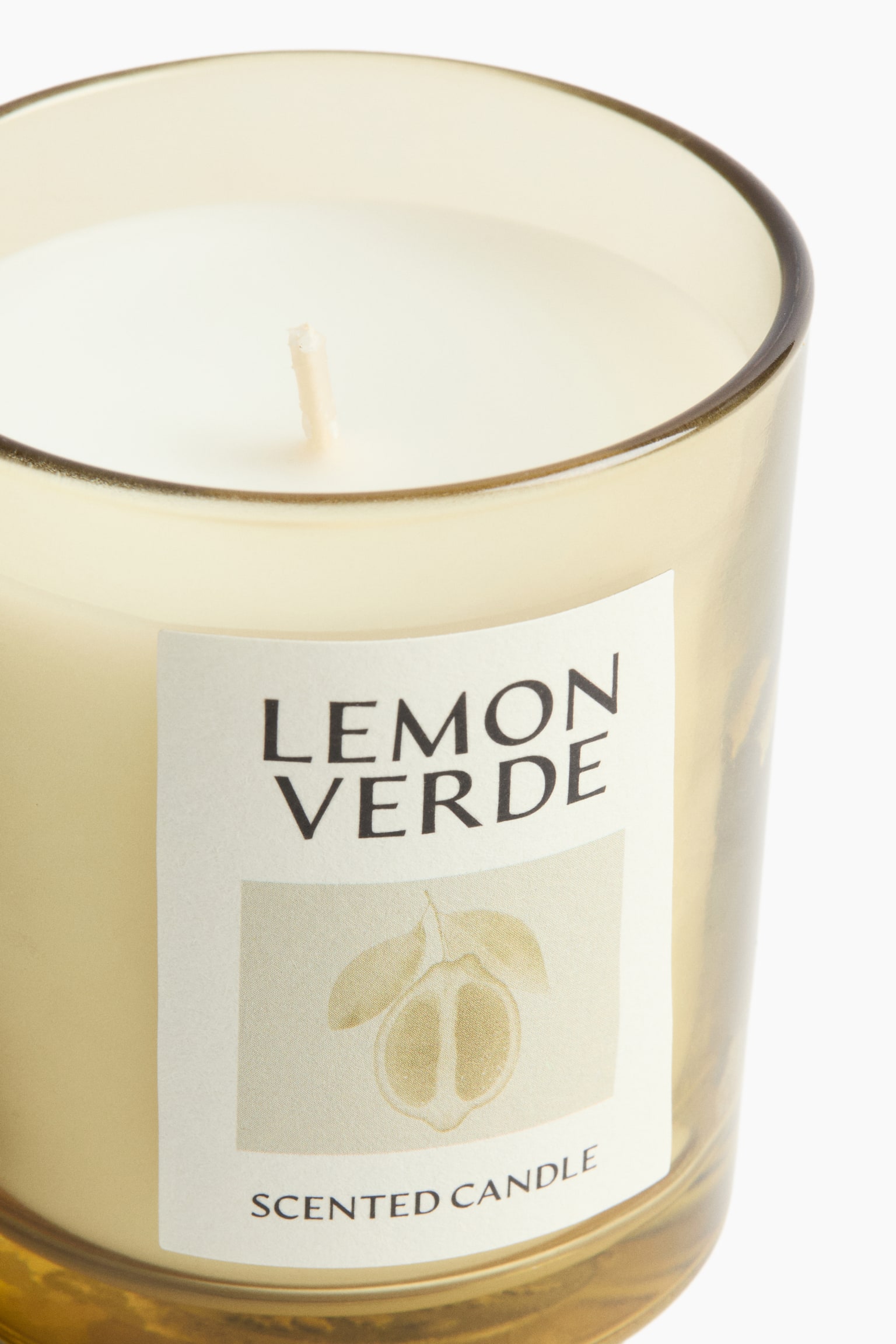 Scented candle in a glass holder - Lemon Verde/Vanilla Patchouli/Minted Fig/Sequoia Santal/Eucalyptus Mist - 5