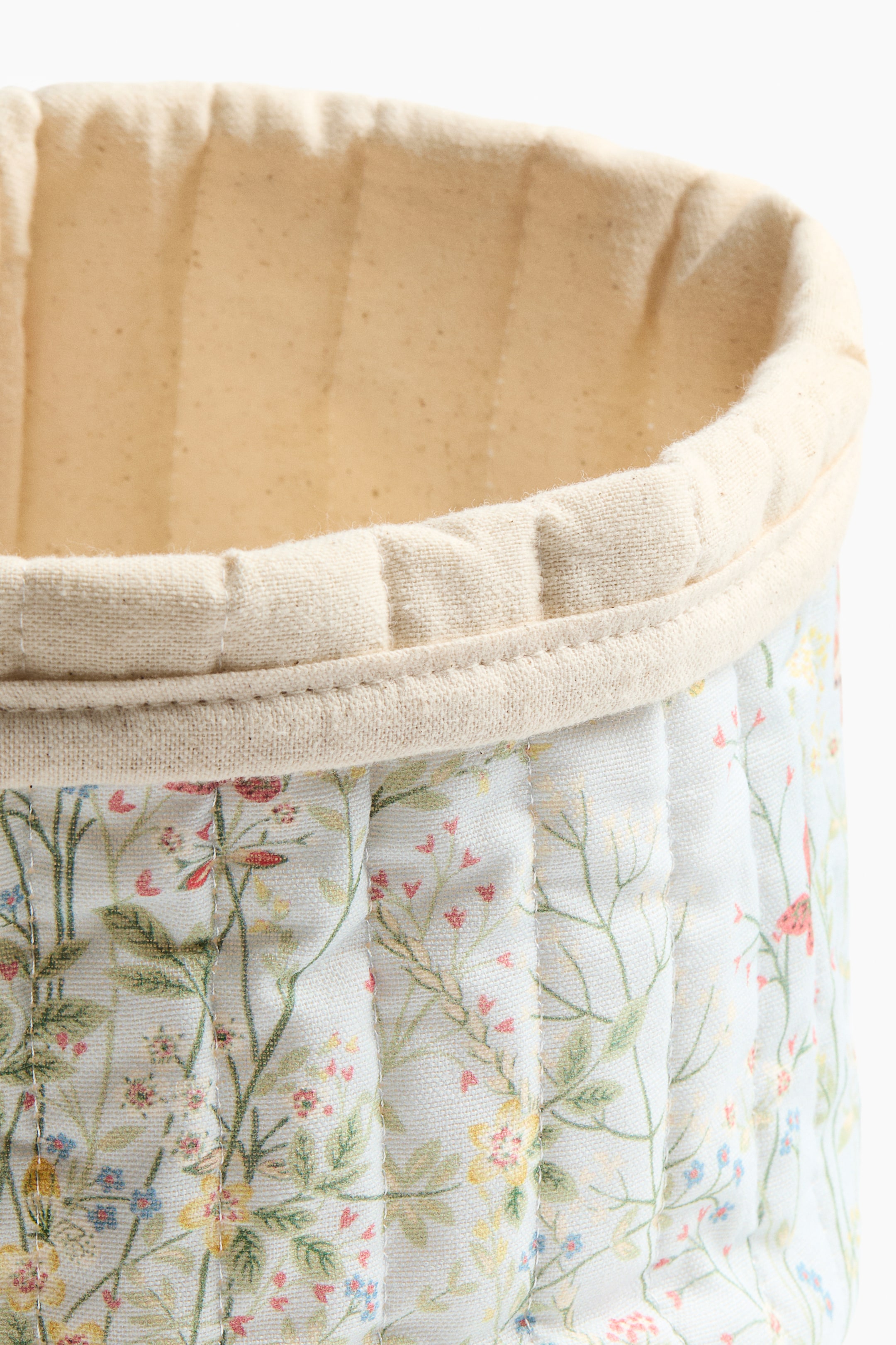 Small Quilted Storage Basket