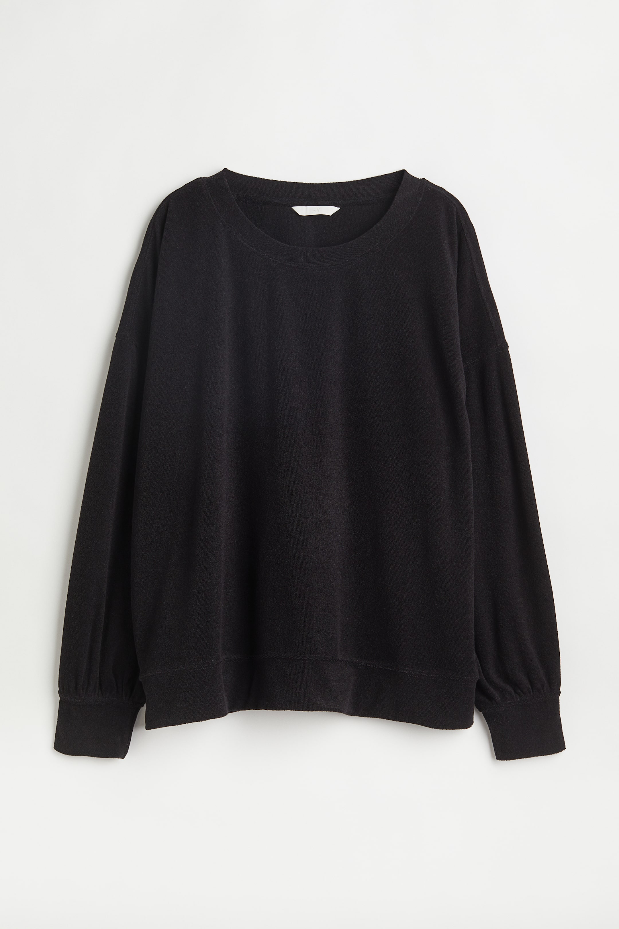 Größeres Bild ansehen: Sweatshirt aus Frottee - Schwarz - Ladies | H&M DE 1