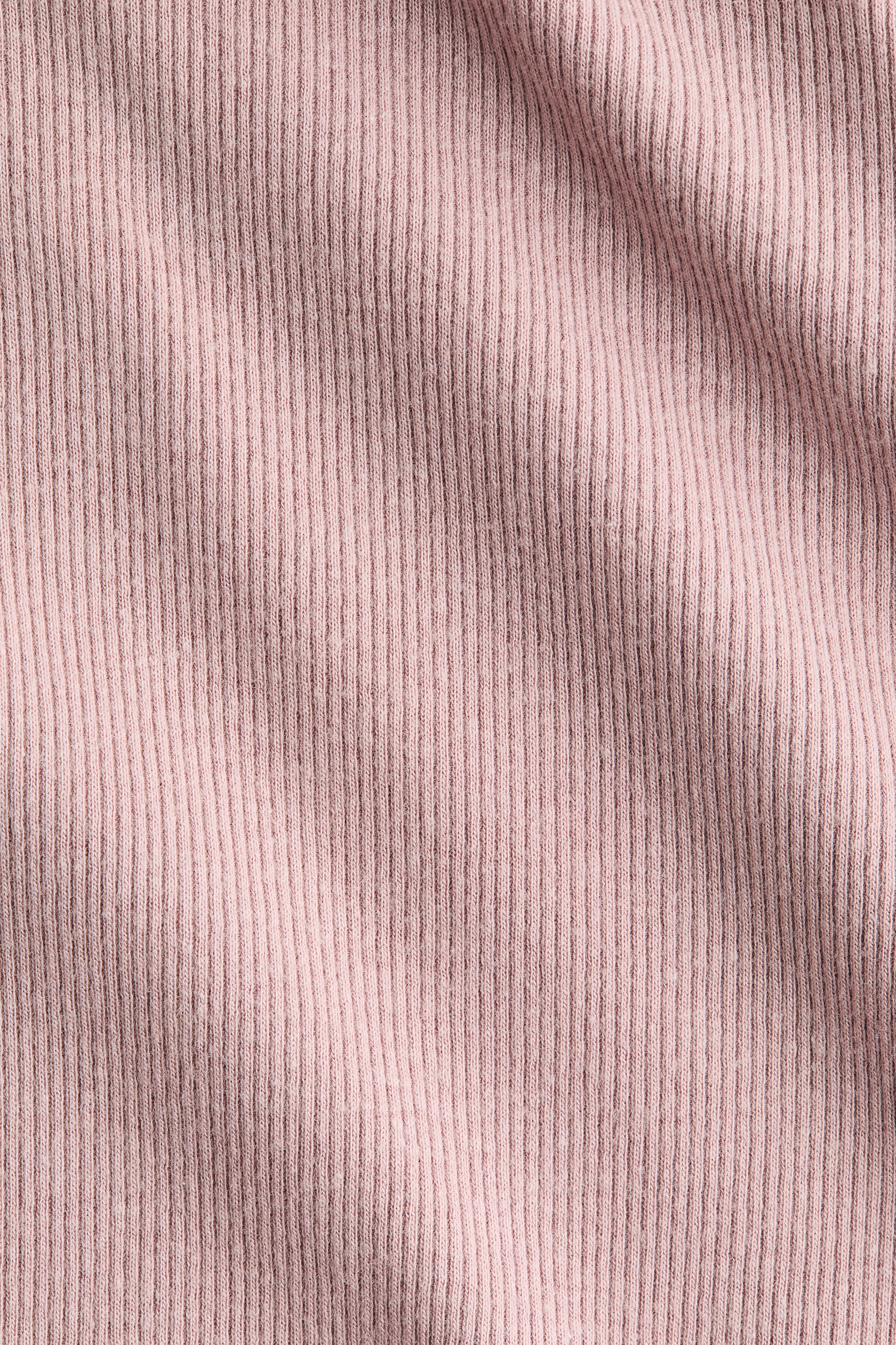 Ribbed cotton-blend top