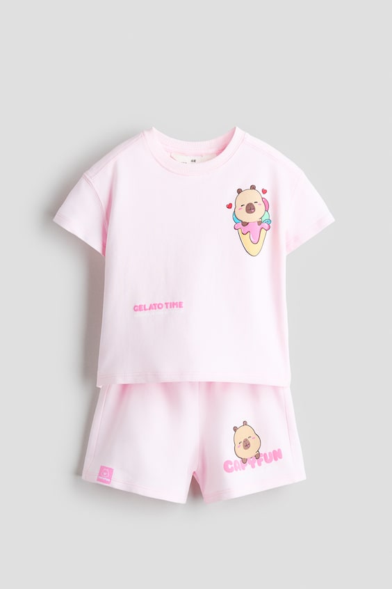Детские топы H&M 2-Piece Printed Set