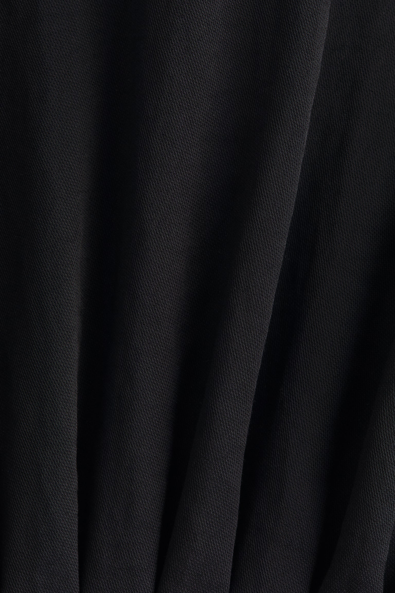 Tapered-Waist Blouse - Black - 2